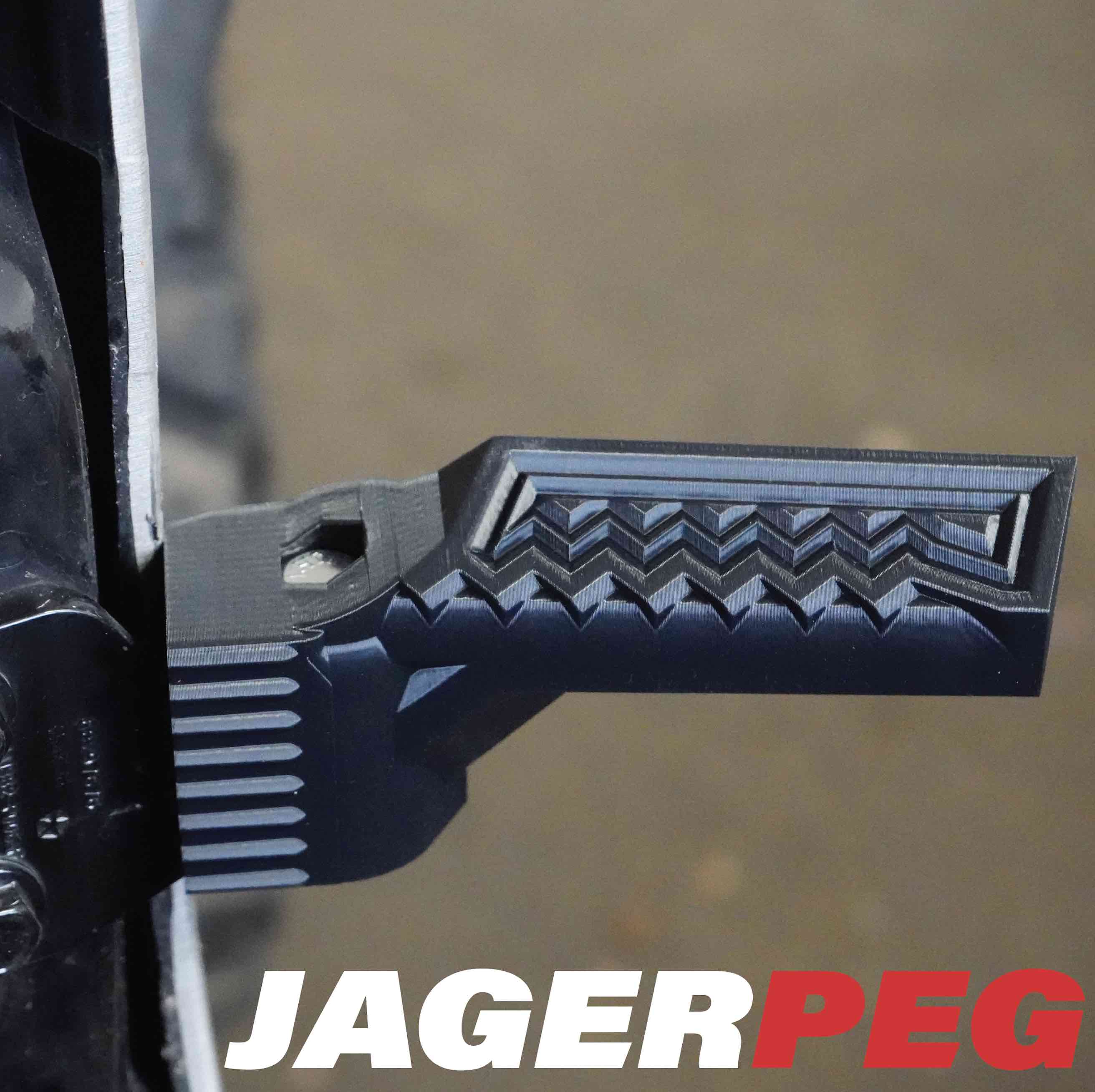 JAGERPEG™ FOOTPEG KIT FOR JEEP 2019-PRESENT JEEP GLADIATOR JT/JEEP WRANGLER JL/JK