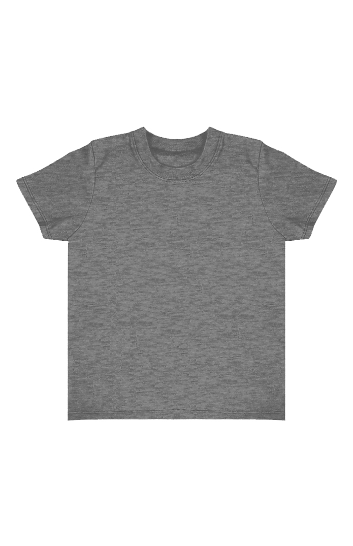 Toddler Blend Short Sleeve Coverstitch Neck Tee