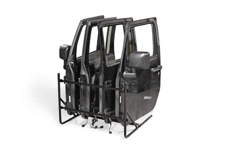 PORTABLE STOCK DOOR HOLDER - HOLDS 4 JEEP JL/JT DOORS