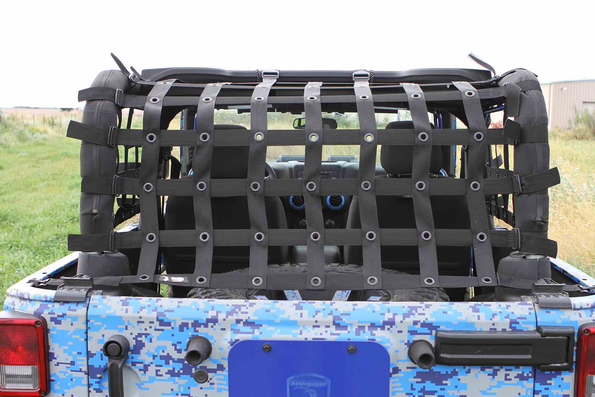 TOP PREMIUM CARGO NET FOR JEEP WRANGLER JK