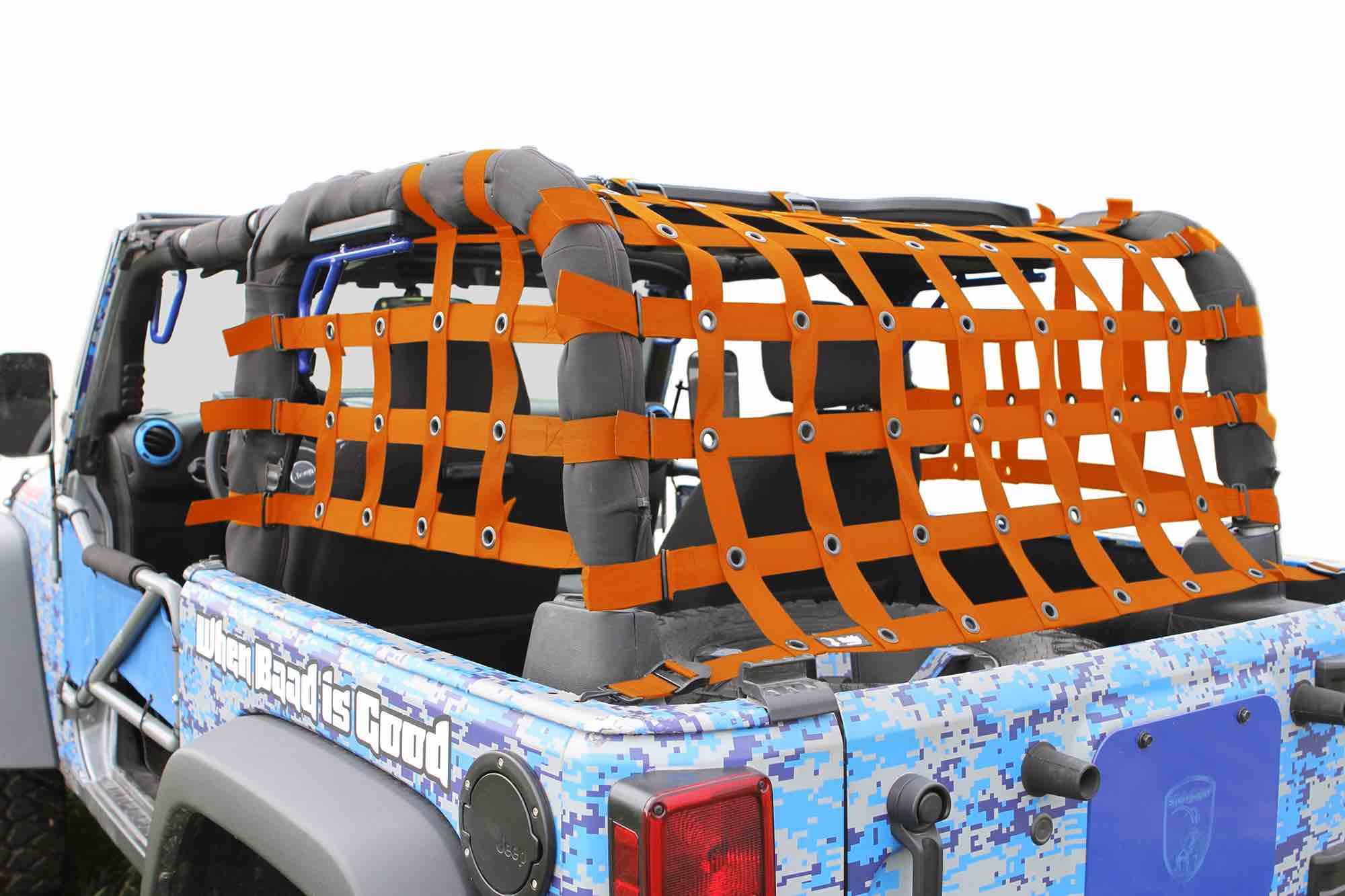 TOP PREMIUM CARGO NET FOR JEEP WRANGLER JK