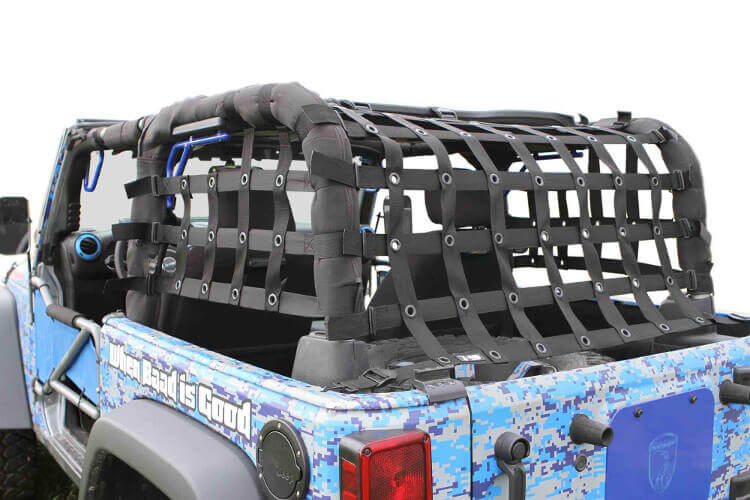 TOP PREMIUM CARGO NET FOR JEEP WRANGLER JK