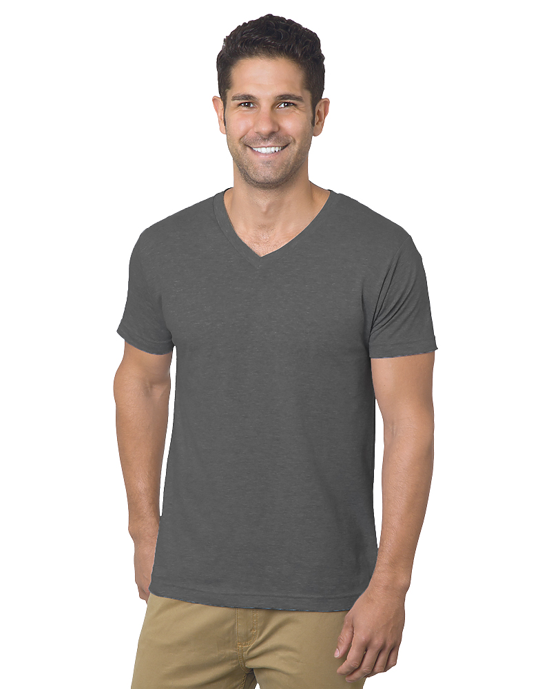 BAYSIDE UNISEX FINE JERSEY V-NECK