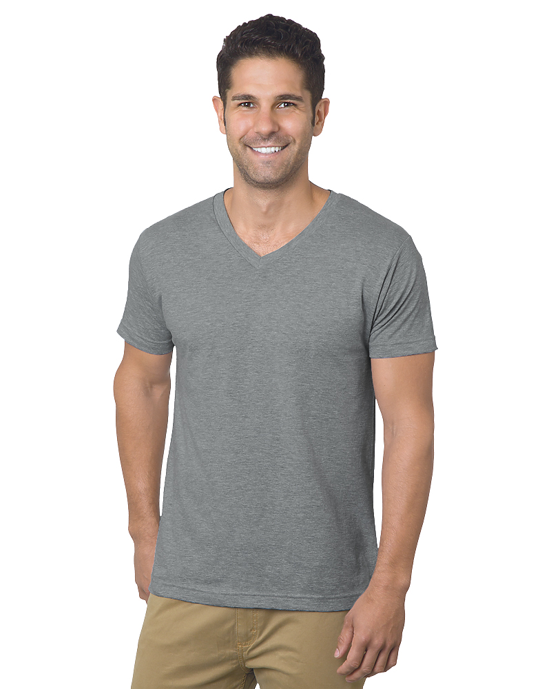 BAYSIDE UNISEX FINE JERSEY V-NECK