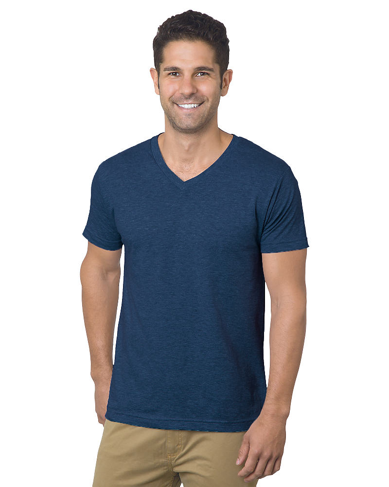 BAYSIDE UNISEX FINE JERSEY V-NECK