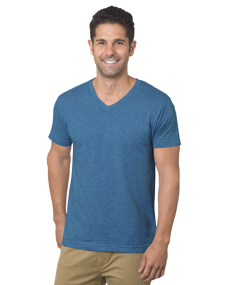 BAYSIDE UNISEX FINE JERSEY V-NECK