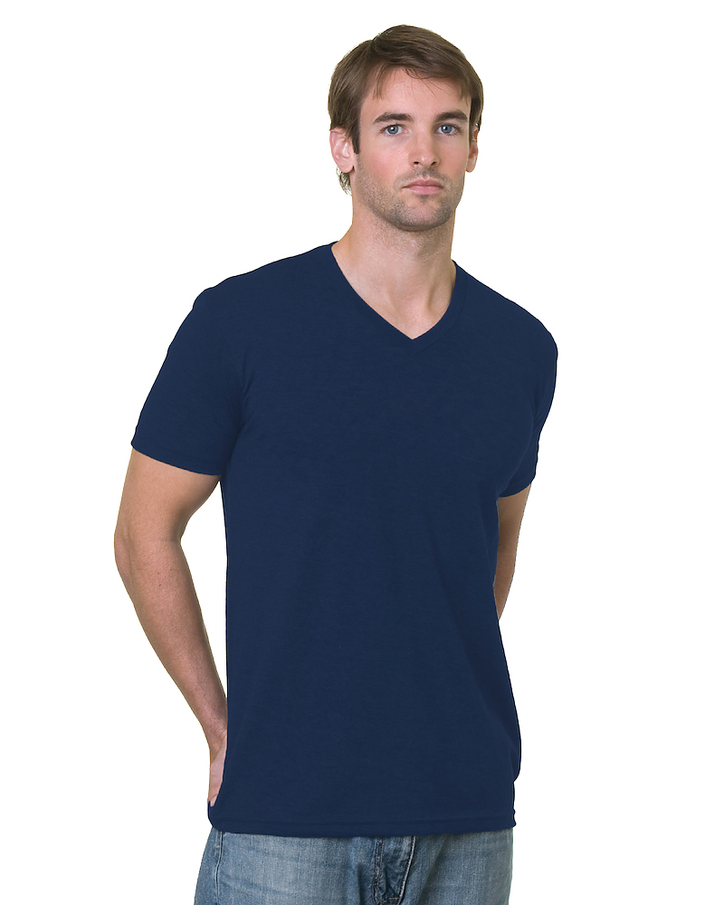BAYSIDE UNISEX FINE JERSEY V-NECK
