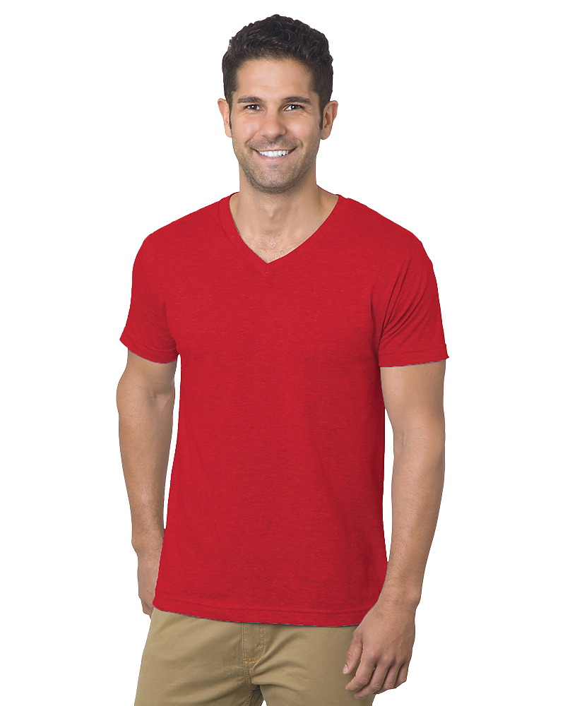 BAYSIDE UNISEX FINE JERSEY V-NECK