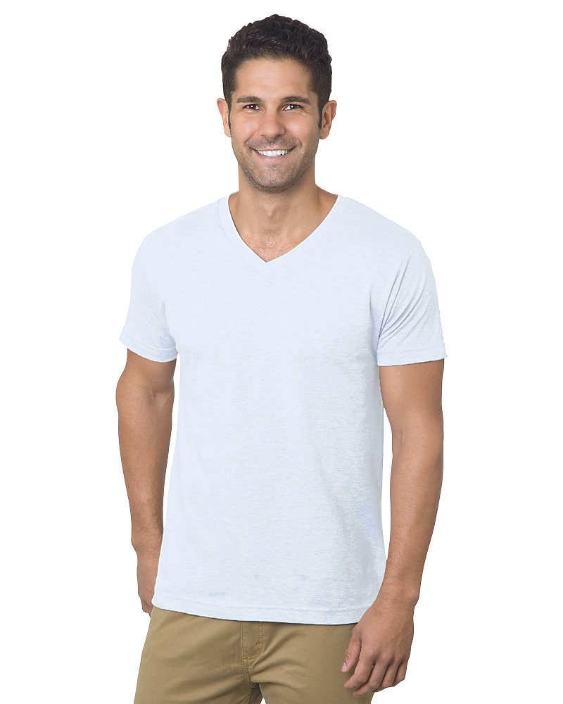 BAYSIDE UNISEX FINE JERSEY V-NECK