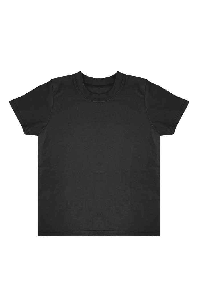 Toddler Short Sleeve Coverstitch Neck Tee