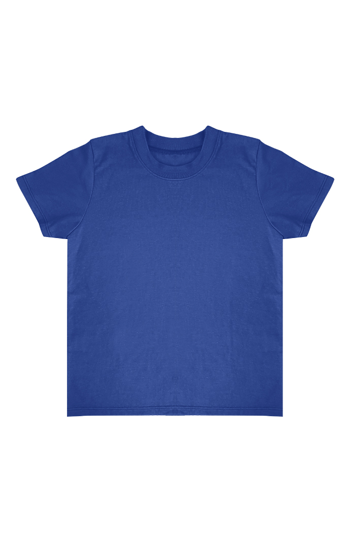 Toddler Short Sleeve Coverstitch Neck Tee
