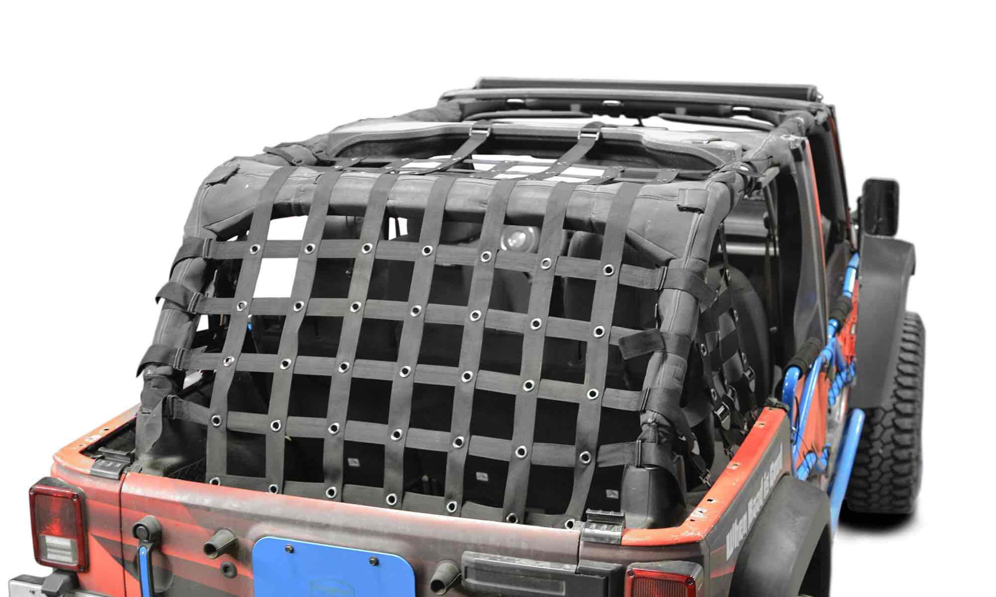 TOP PREMIUM CARGO NET FOR JEEP WRANGLER JKU