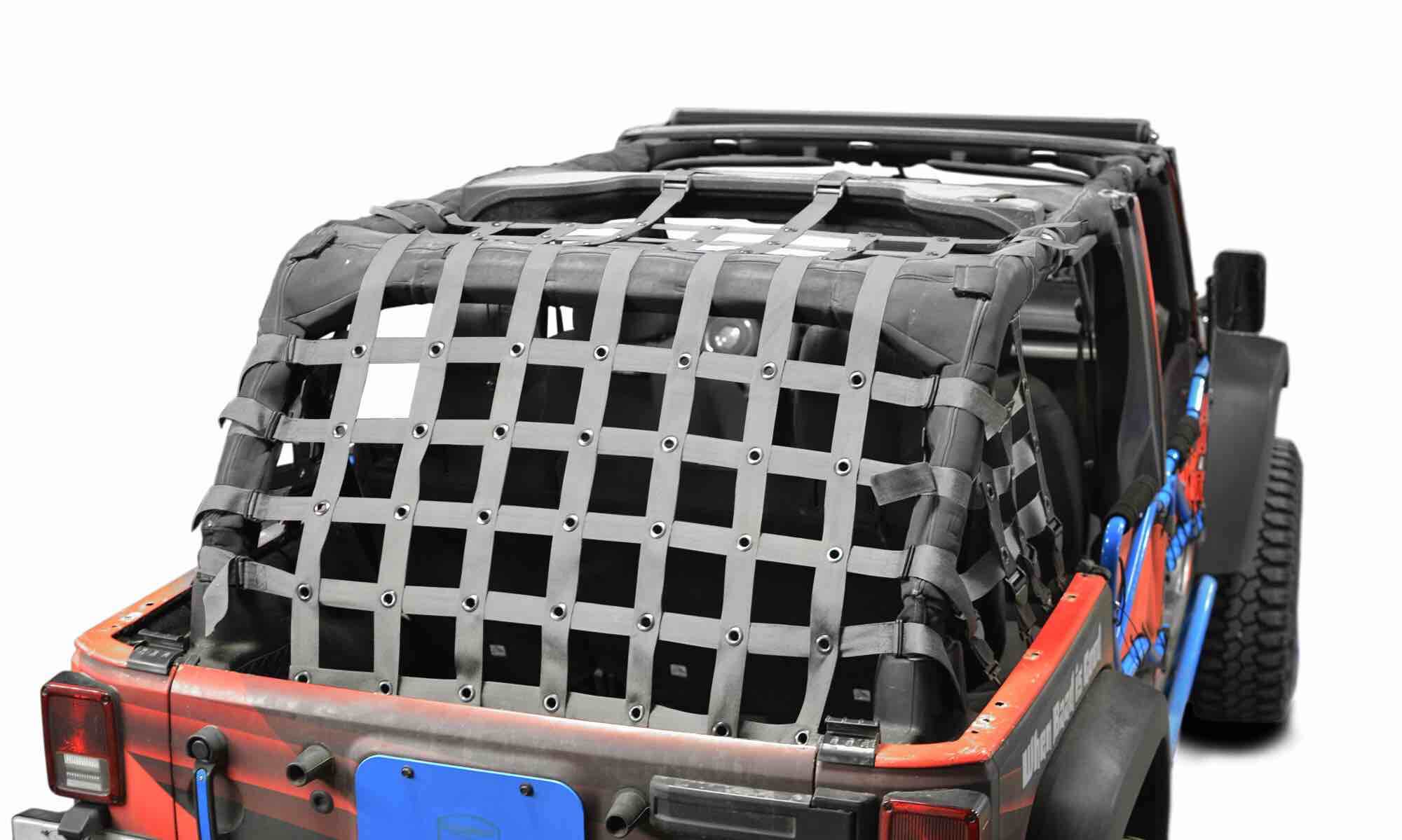 TOP PREMIUM CARGO NET FOR JEEP WRANGLER JKU