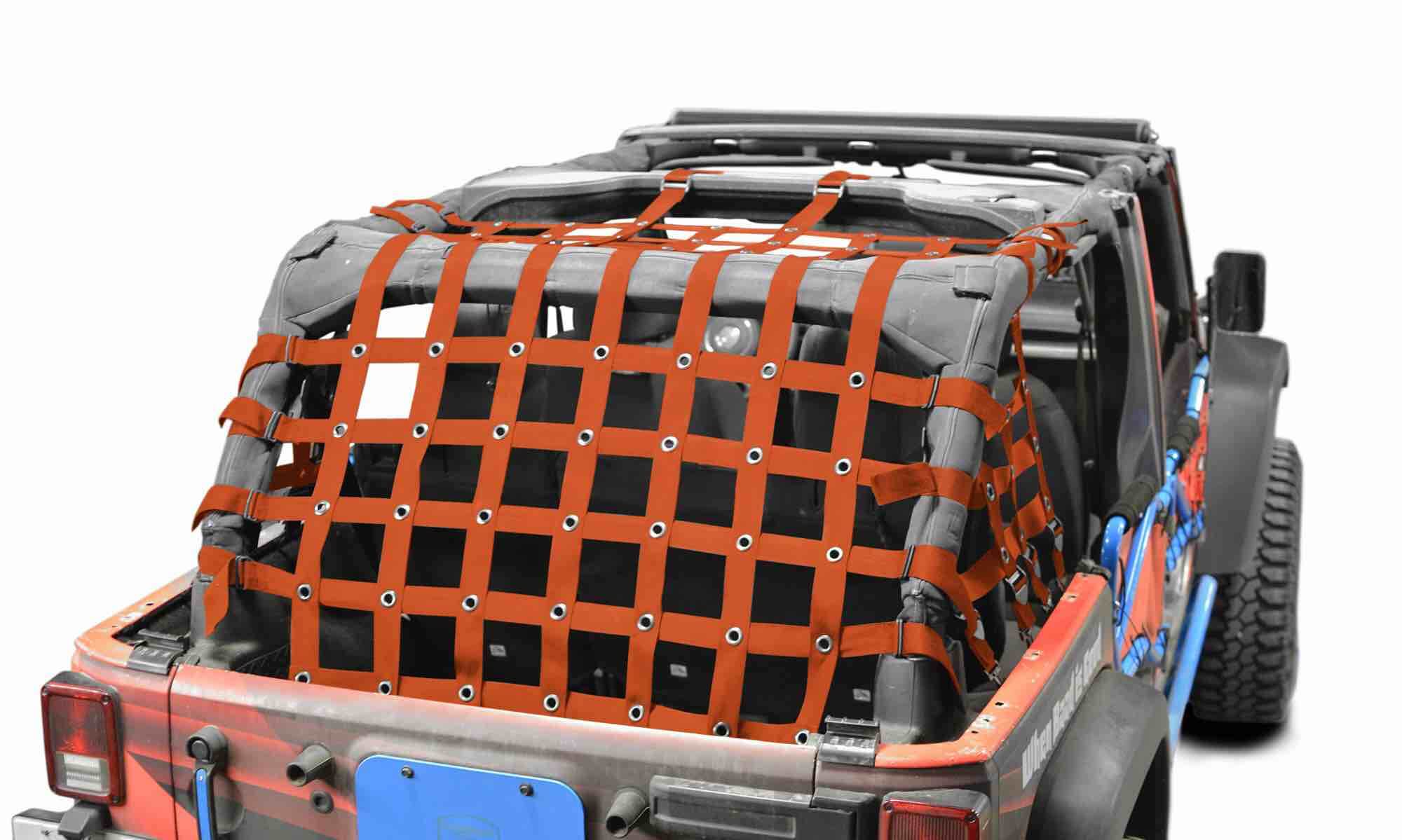 TOP PREMIUM CARGO NET FOR JEEP WRANGLER JKU
