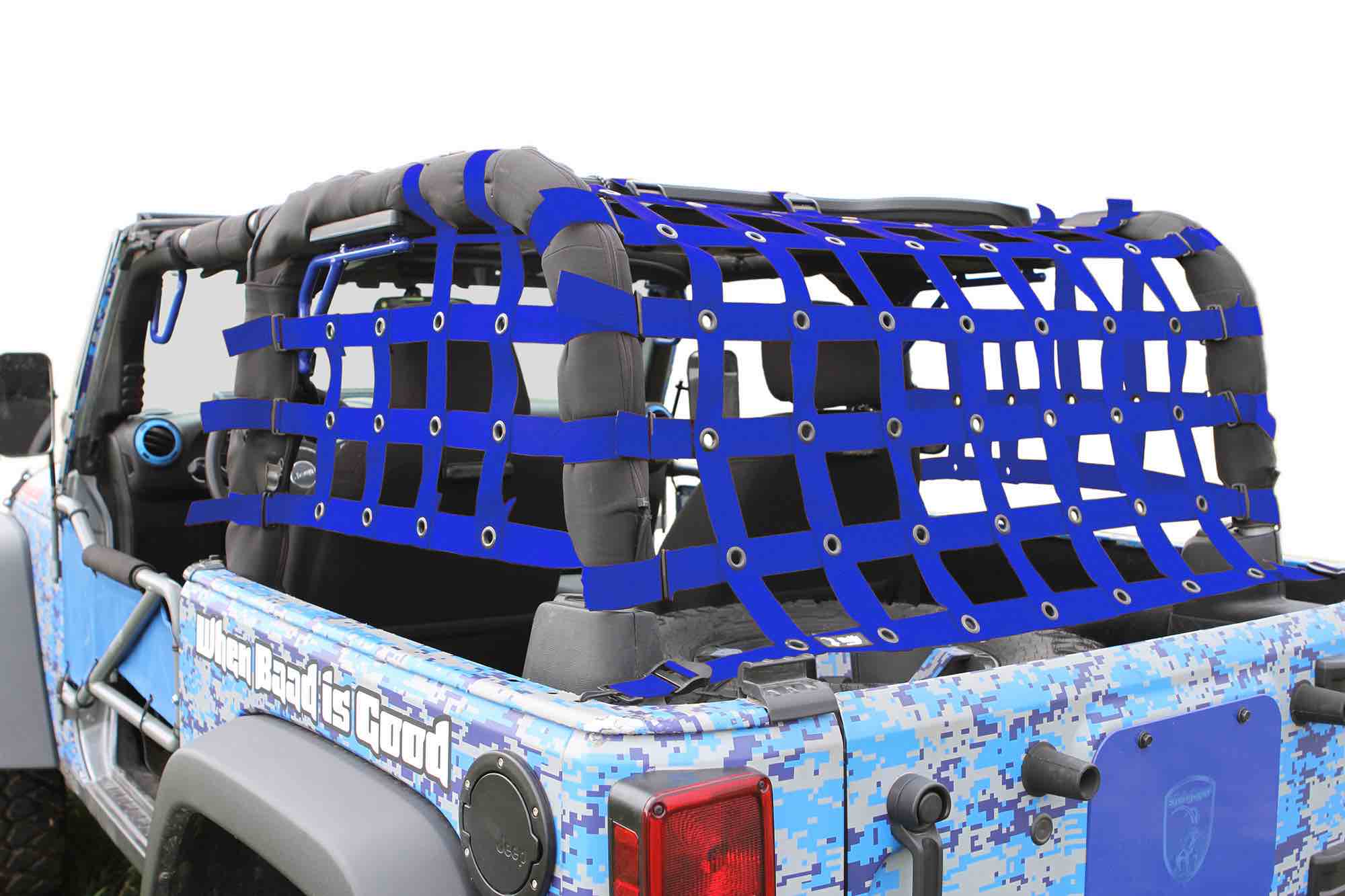 TOP PREMIUM CARGO NET FOR JEEP WRANGLER JK