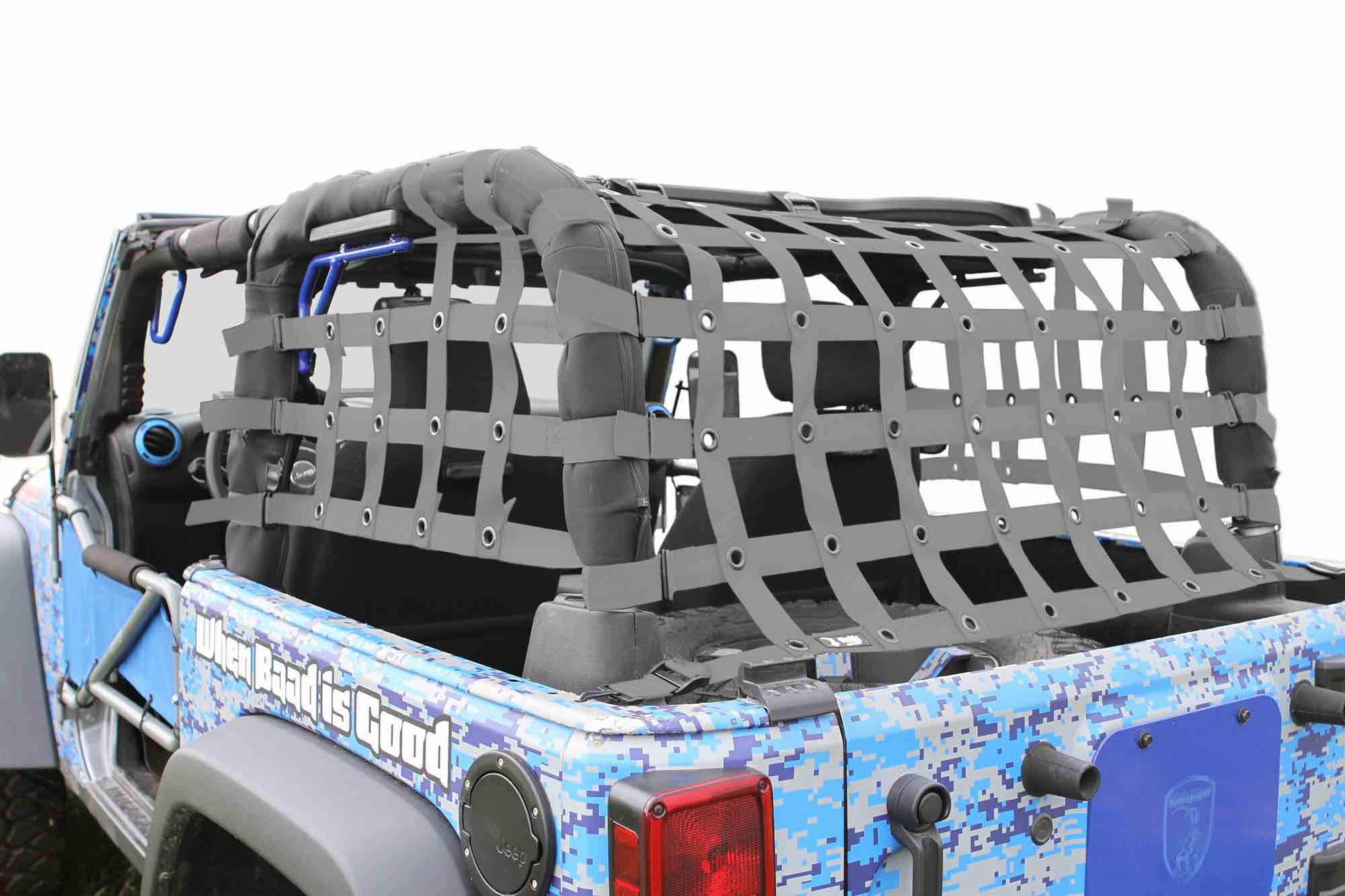 TOP PREMIUM CARGO NET FOR JEEP WRANGLER JK