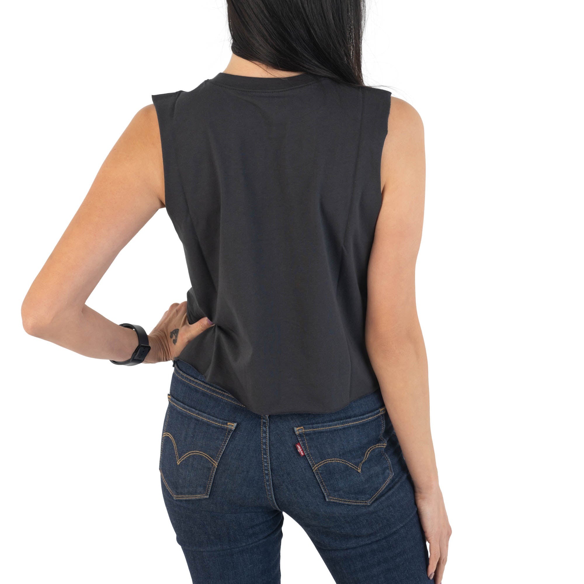 Cassette Tapes Muscle Tank Black