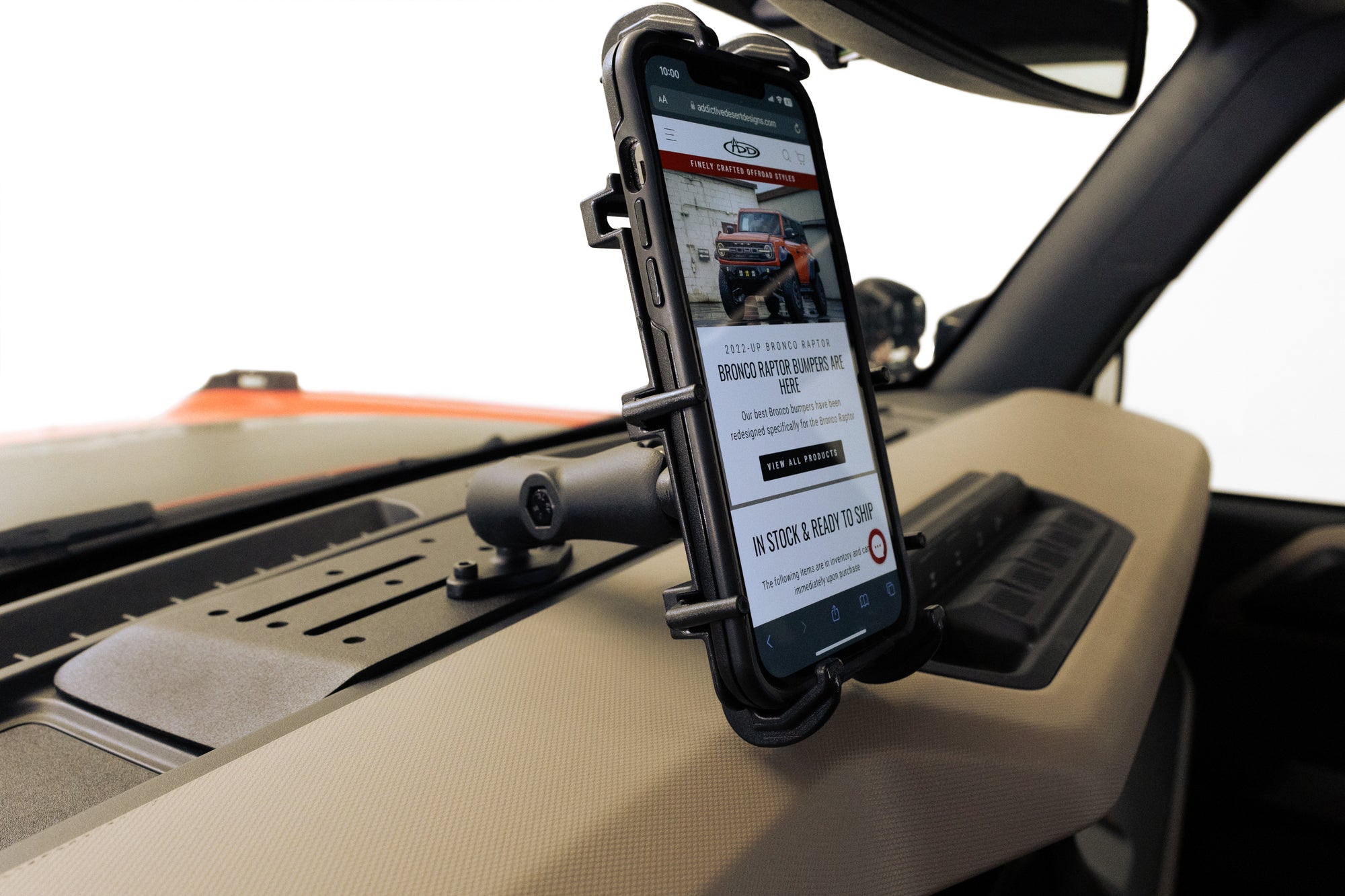 2021+ Ford Bronco & Bronco Raptor Digital Device Dash Mount
