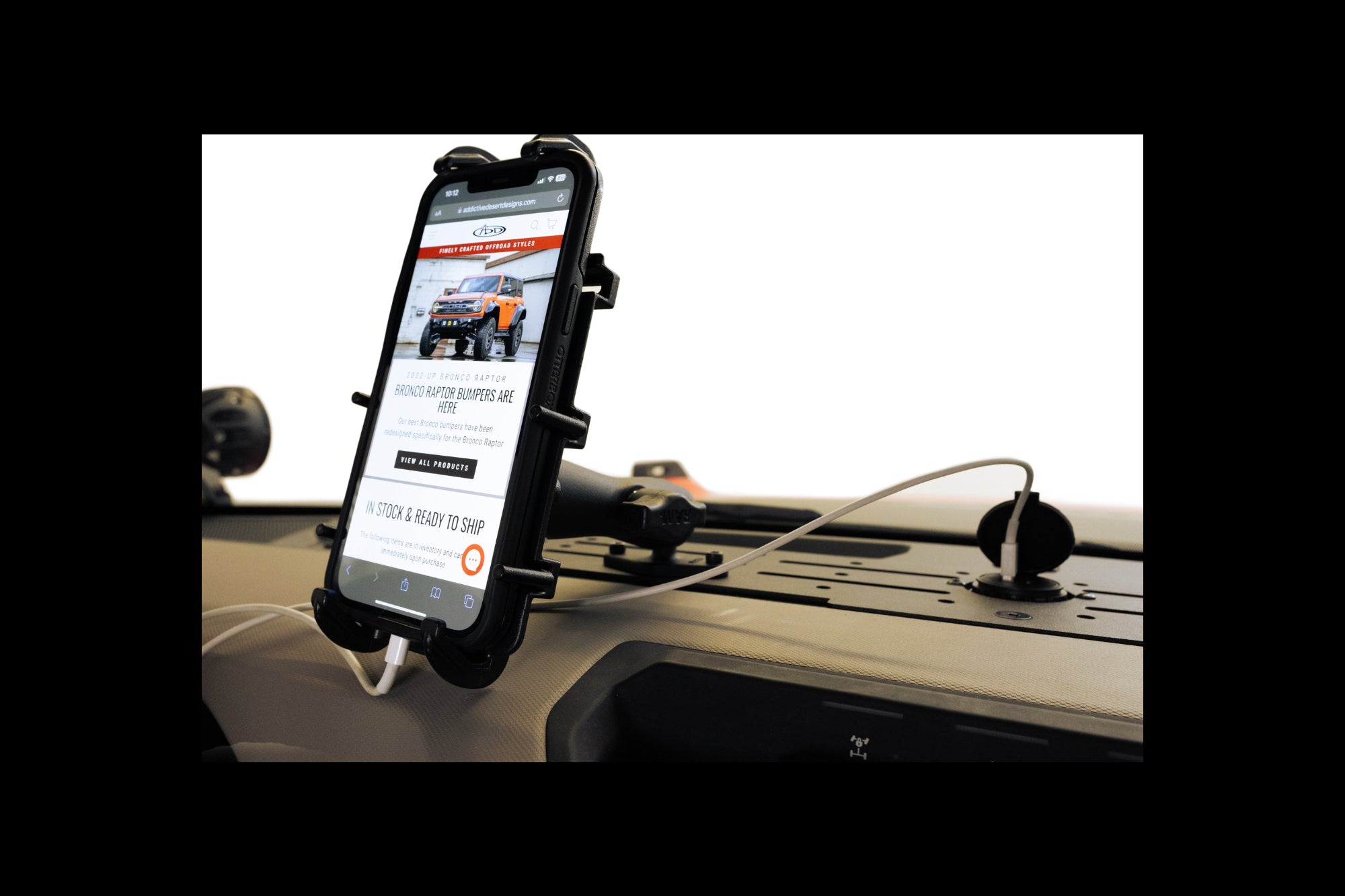 2021+ Ford Bronco & Bronco Raptor Digital Device Dash Mount