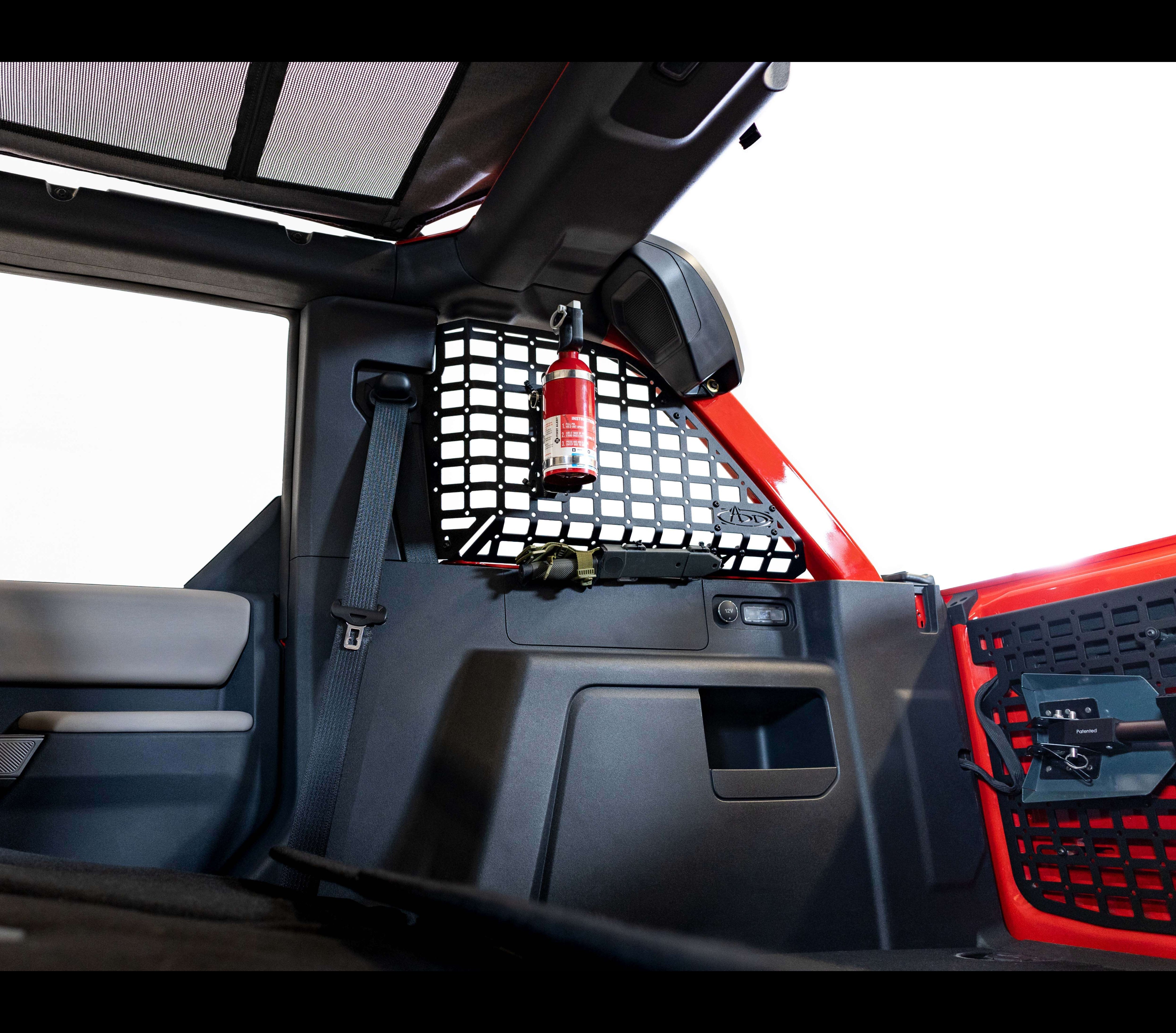 2021+ Ford Bronco , Bronco Raptor  Rear Window Molle Storage Panels