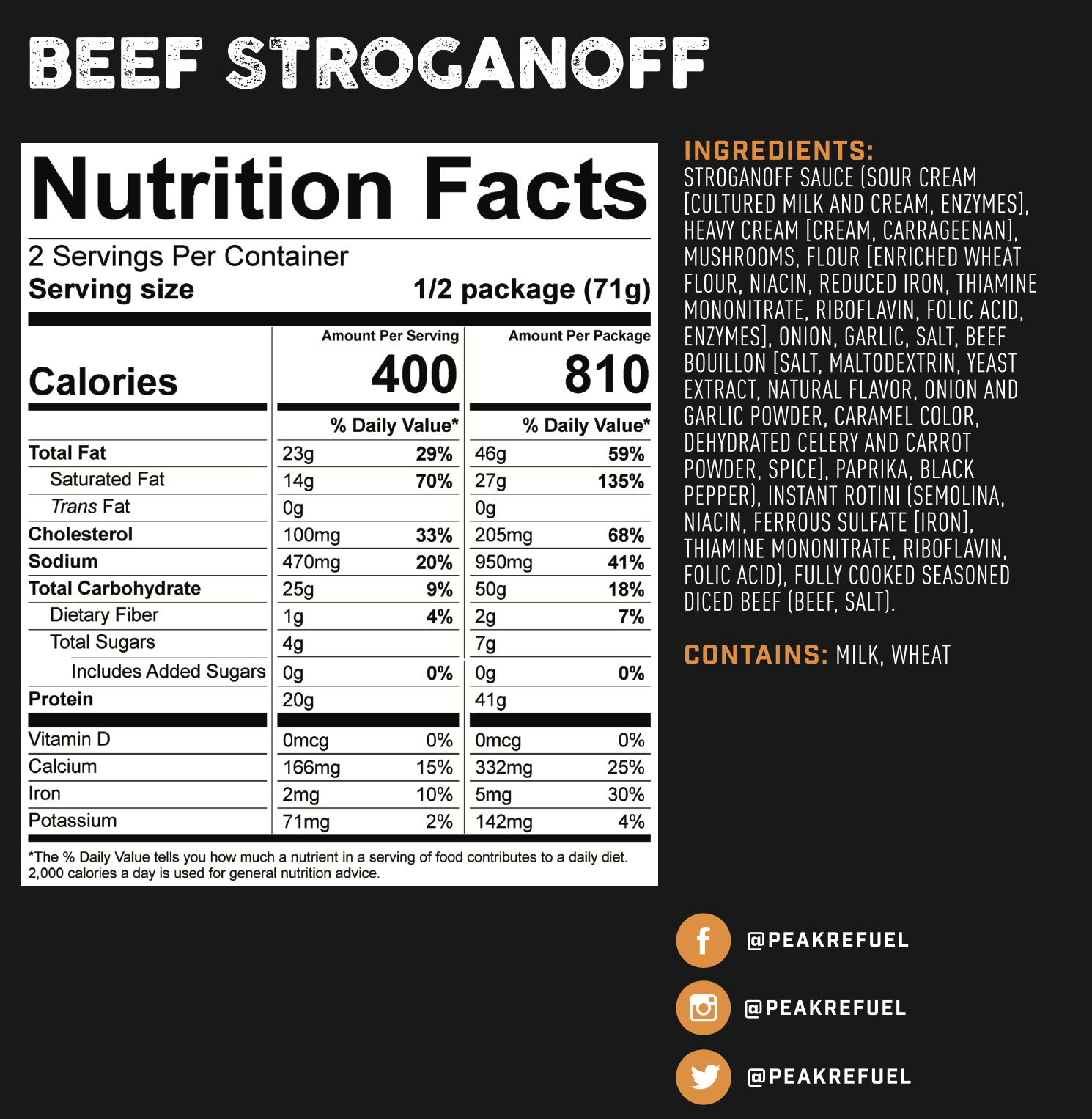 Beef Stroganoff