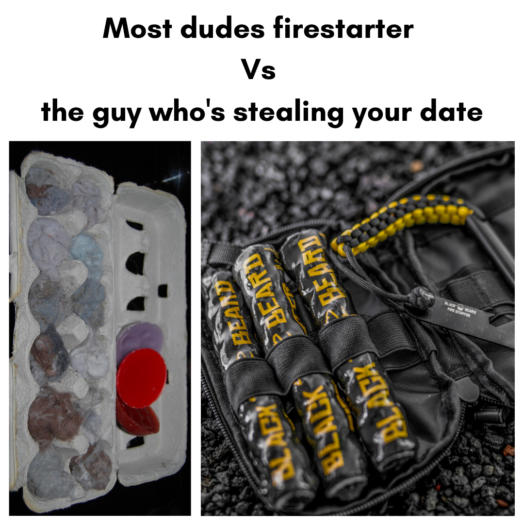 Black Beard Fire Starter Stick