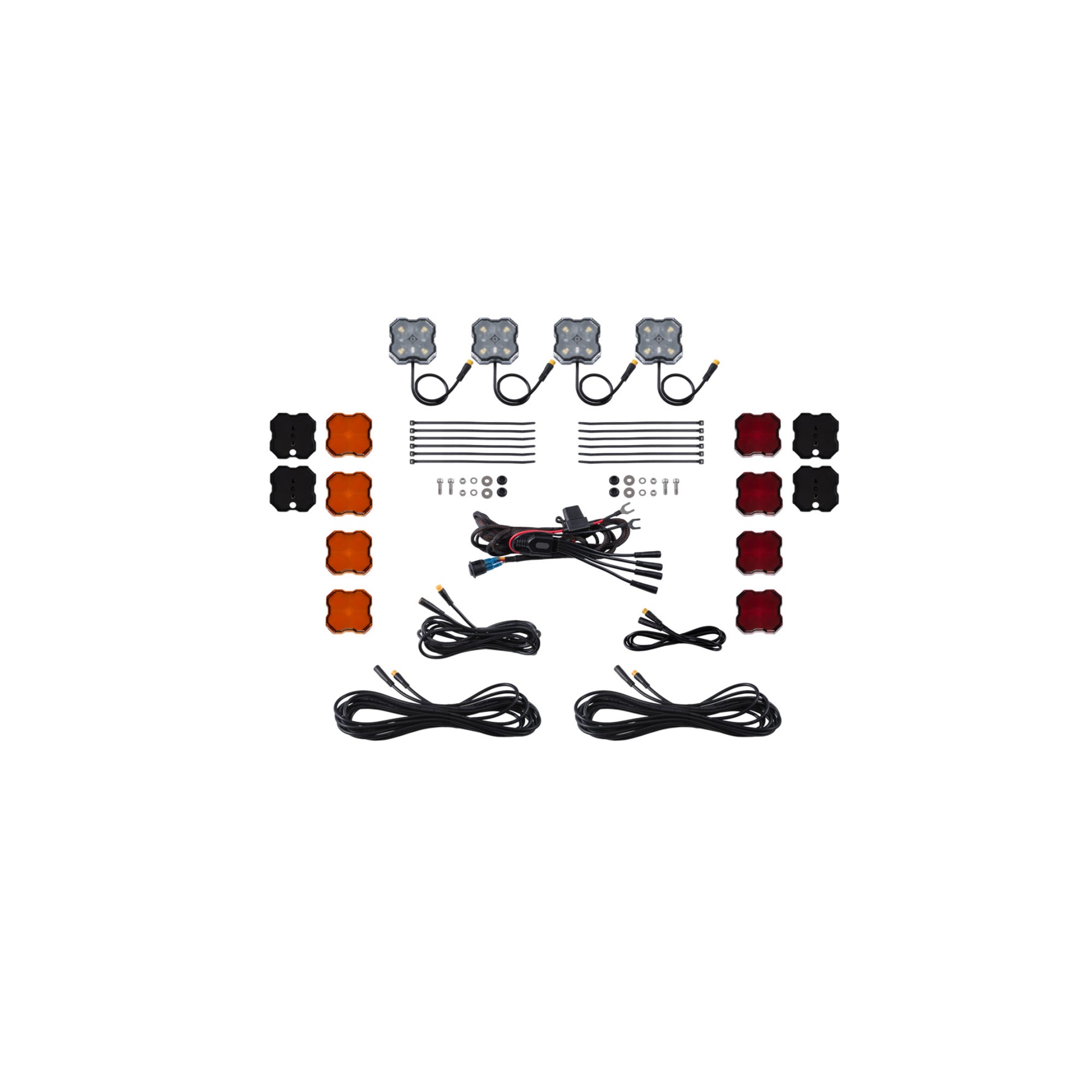 Stage Series Single-Color LED Rock Light Kit (4-pack)