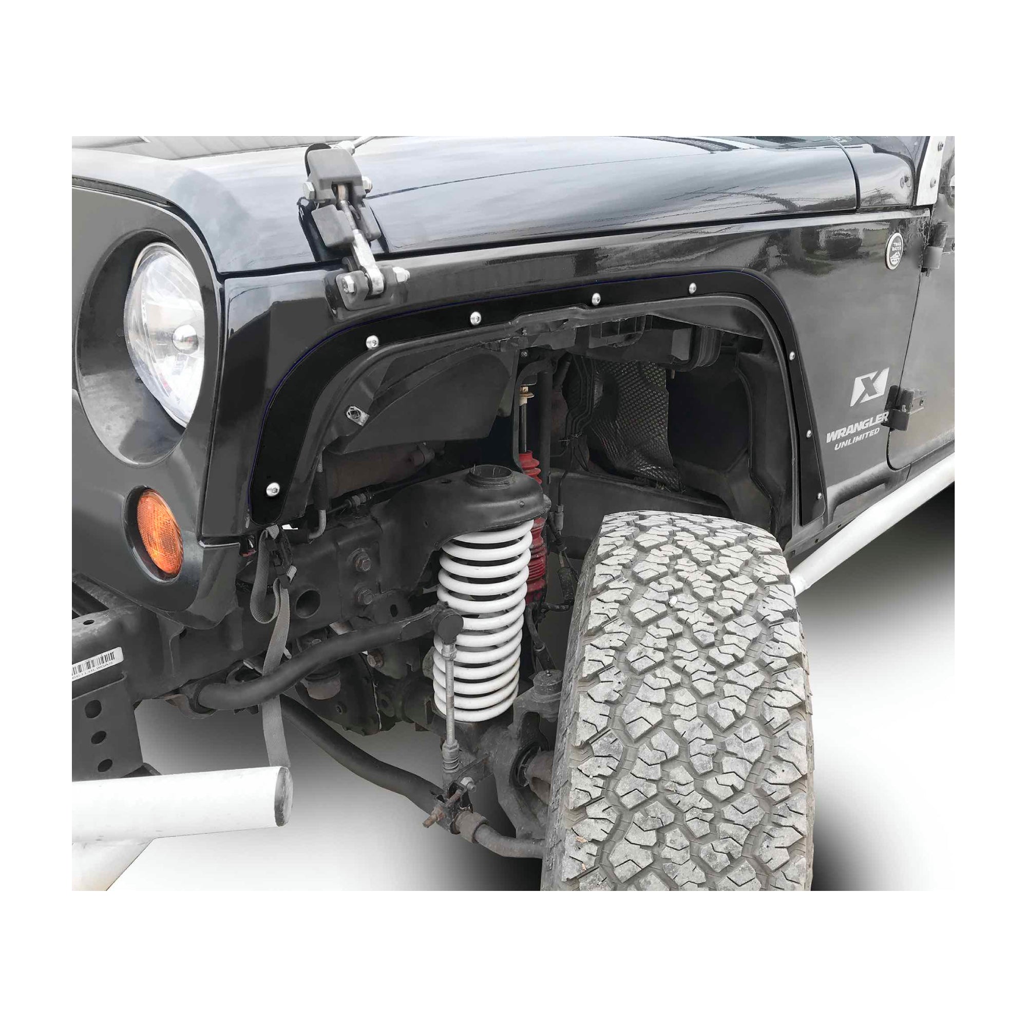 FRONT FENDER DELETE, FITS JEEP Jk