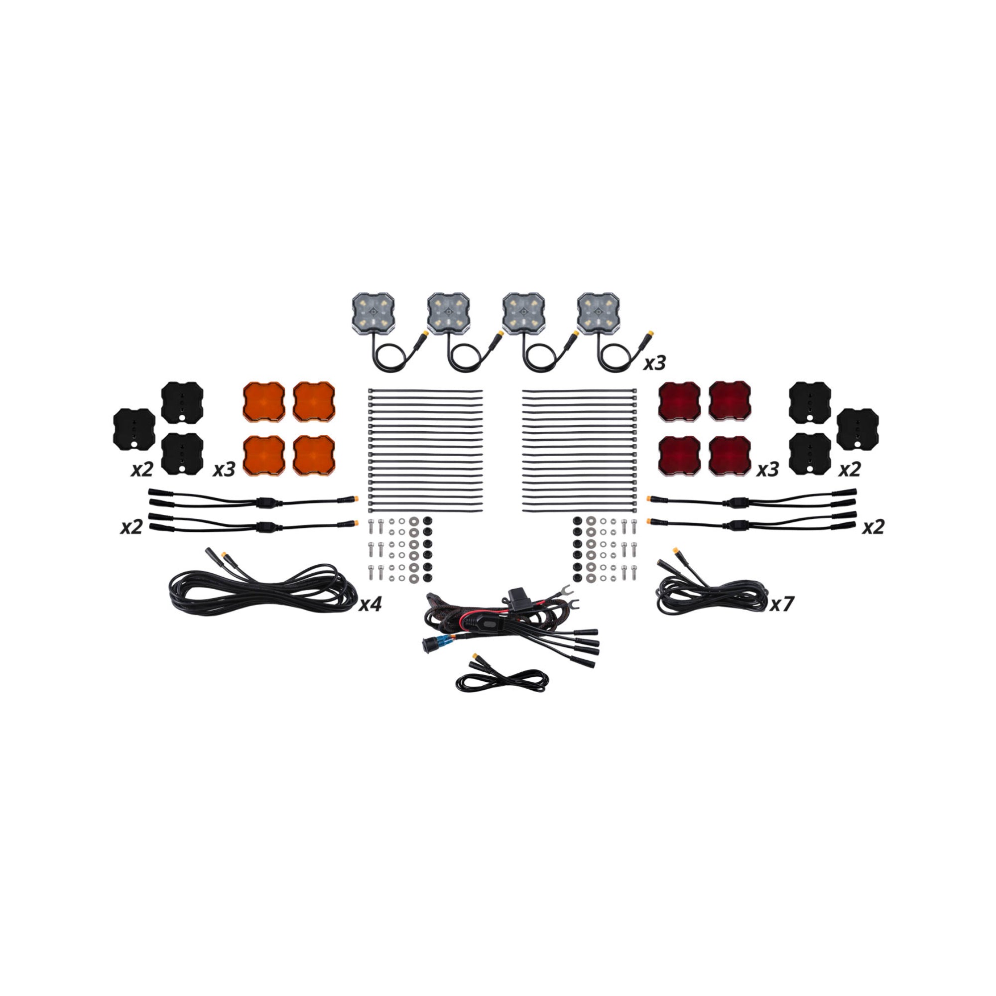 Stage Series Single-Color LED Rock Light Kit (12-pack)