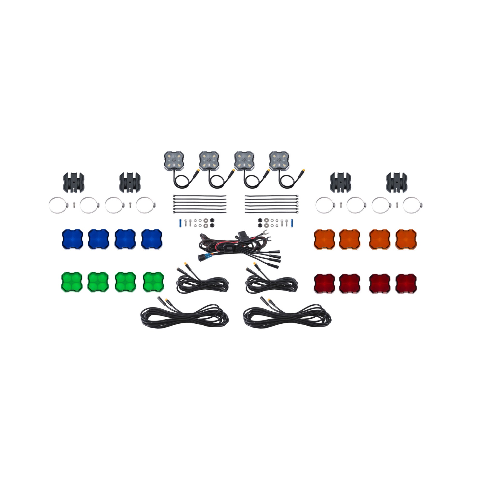 Stage Series Universal Rock Light SXS Installer Kit (4-pack)