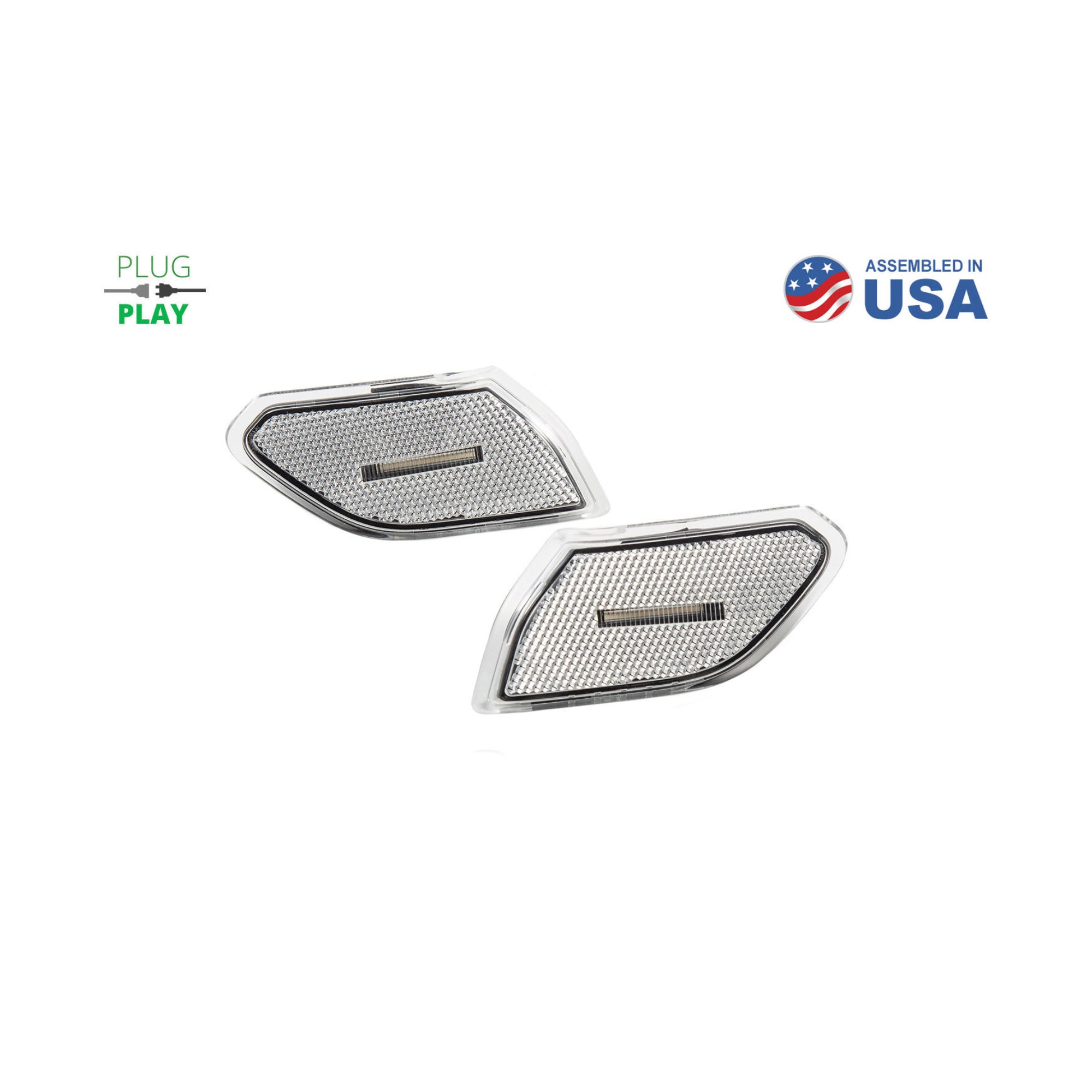 LED Sidemarkers for 2018-2025 Jeep JL Wrangler (pair)