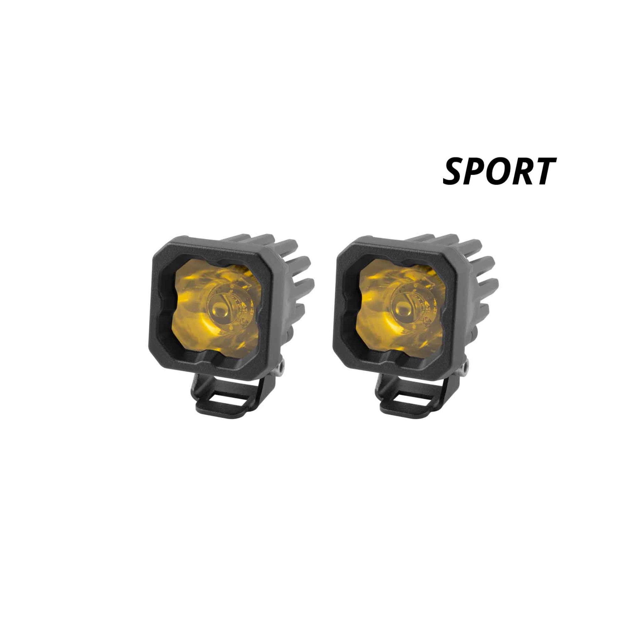 SSC1 Yellow Sport Standard LED Pod (pair)