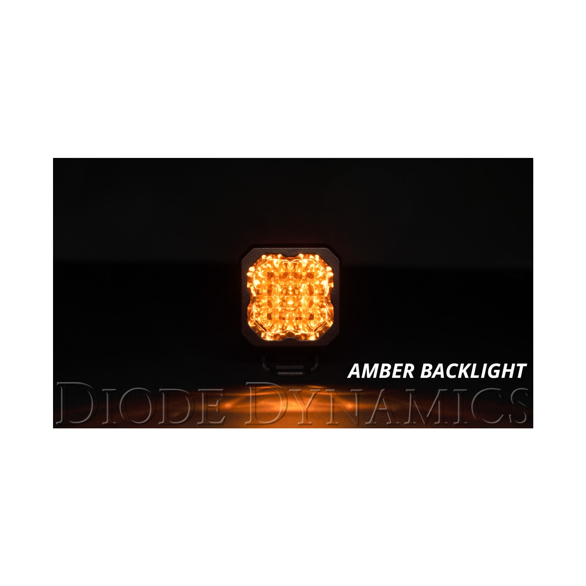 SSC1 Yellow Sport Standard LED Pod (pair)