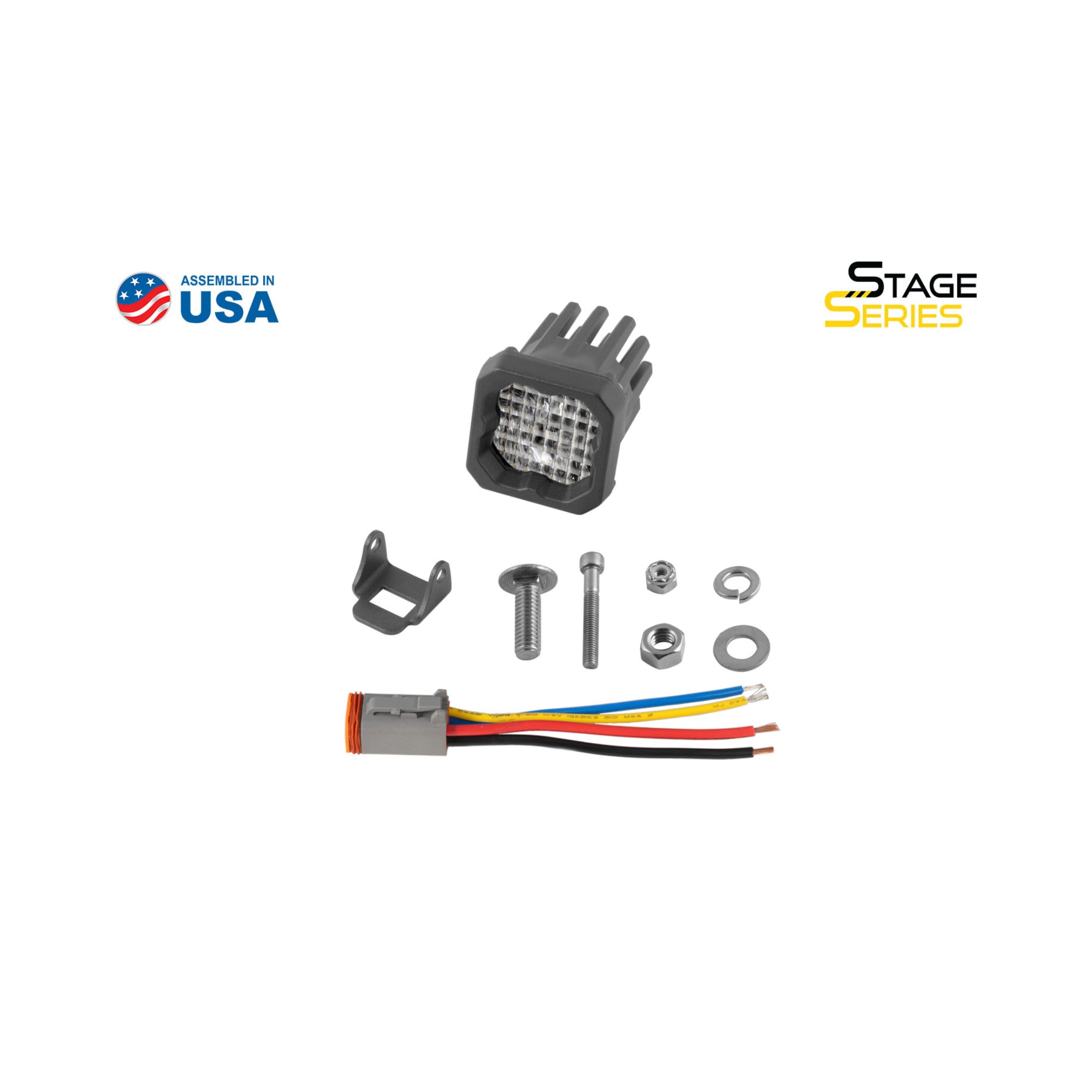 Stage Series C1R White Flood Standard LED Pod (one)