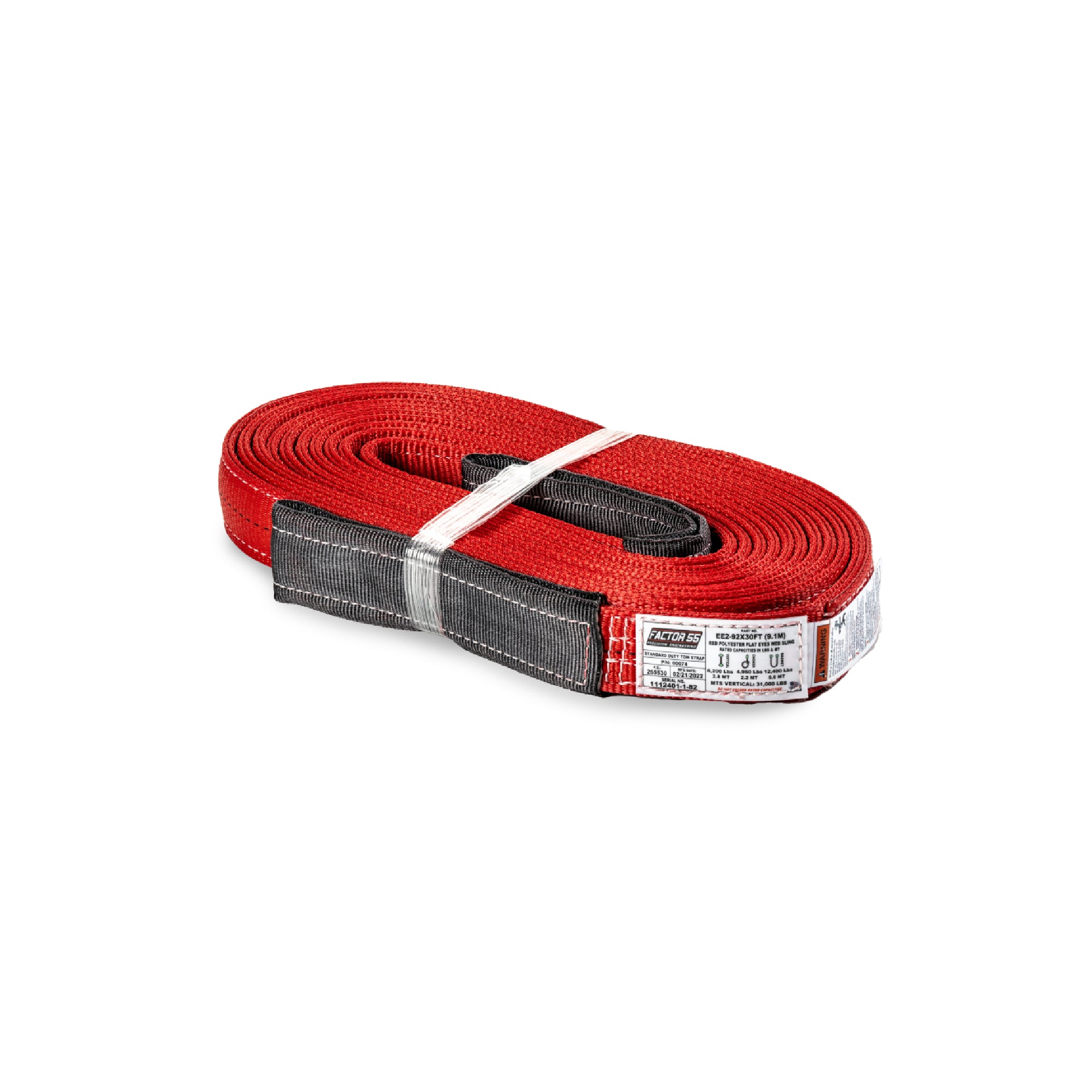 Standard Duty Tow Strap 30′ x 2″