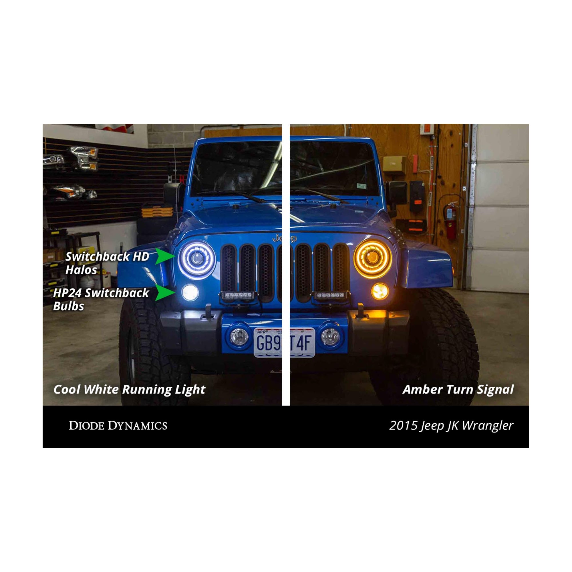 HD LED Switchback Halos (pair)