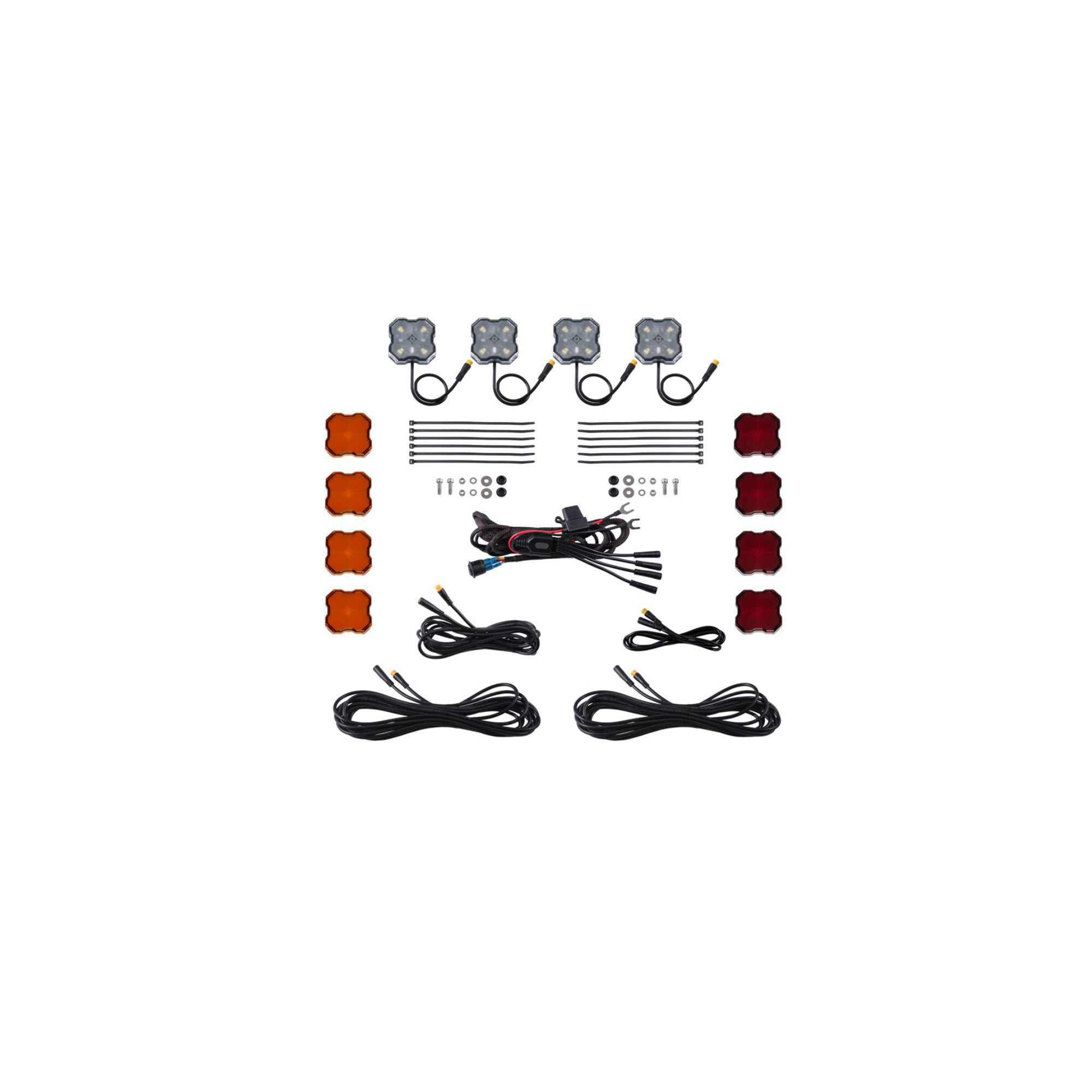 Stage Series Single-Color LED Rock Light Kit (4-pack)