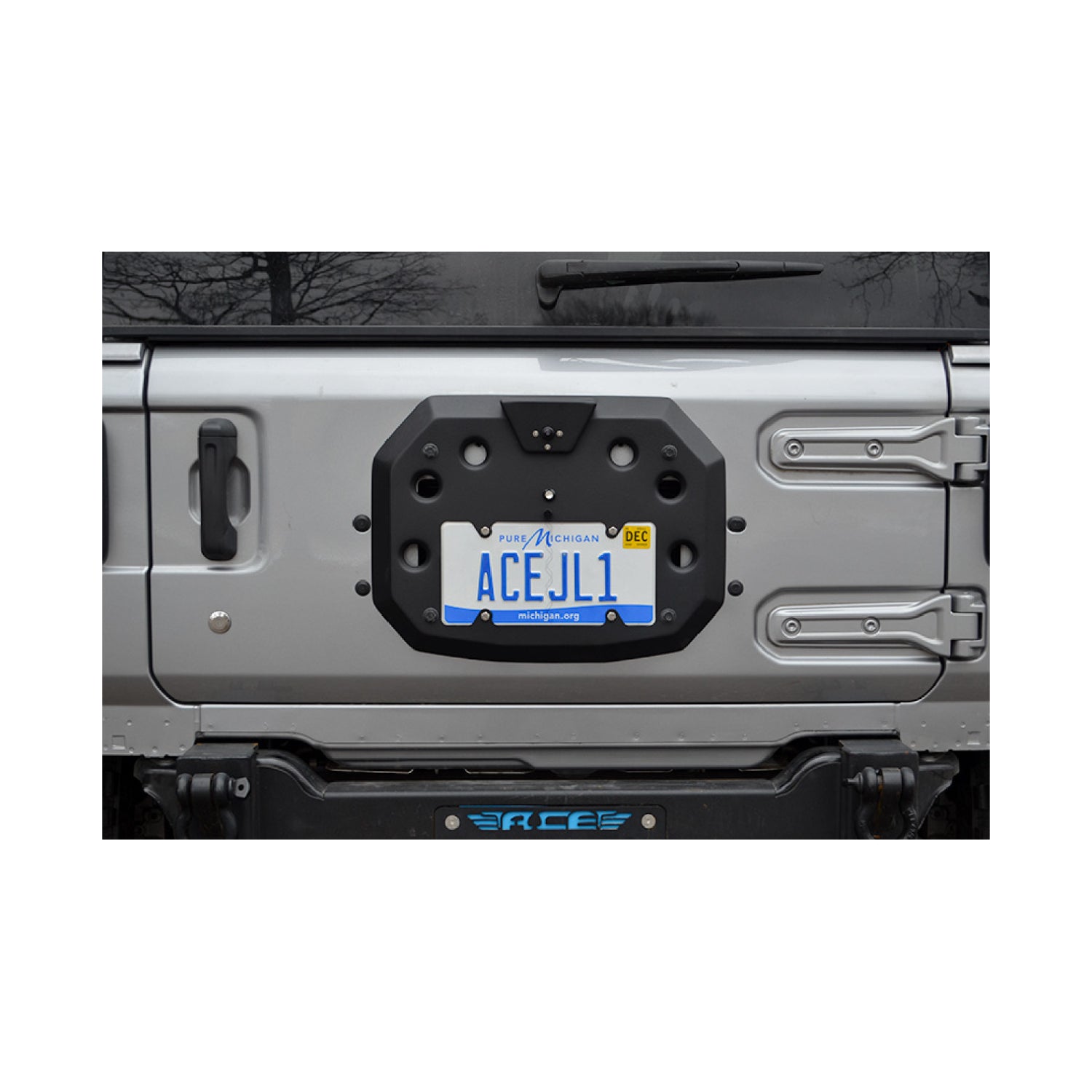 JEEP Wrangler JL License Plate Reallocation Bracket