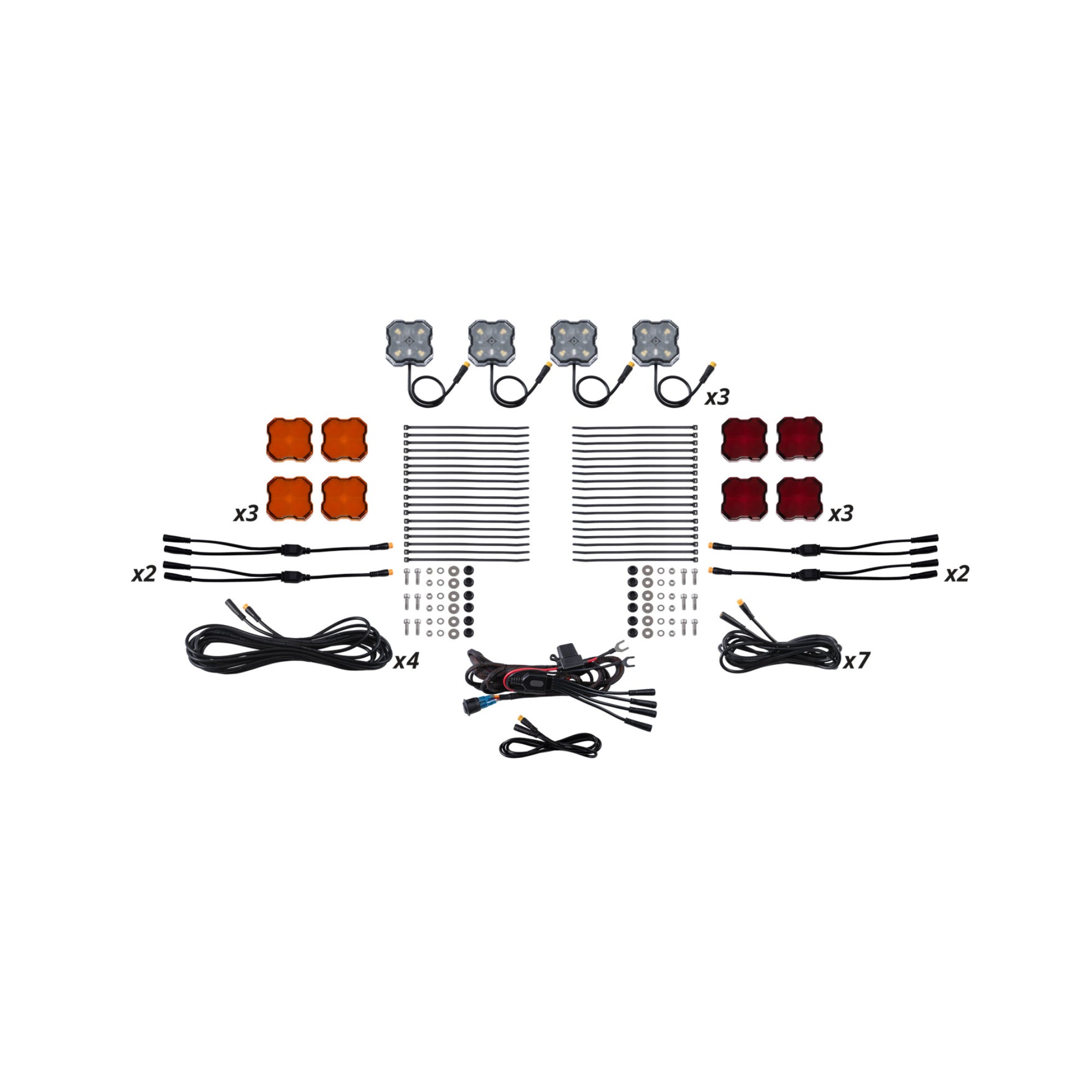 Stage Series Single-Color LED Rock Light Kit (12-pack)