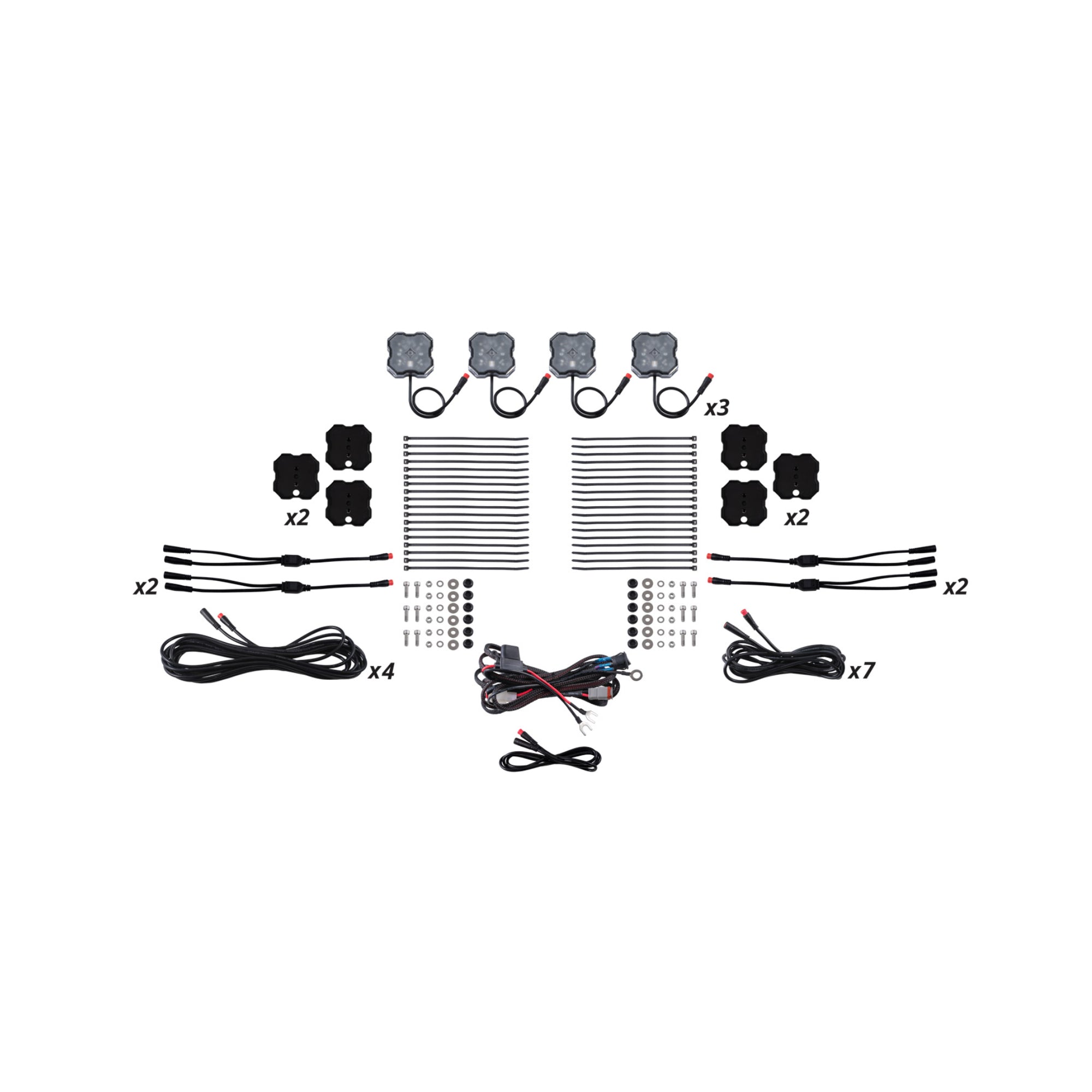 Stage Series RGBW LED Rock Light Kit (12-pack)