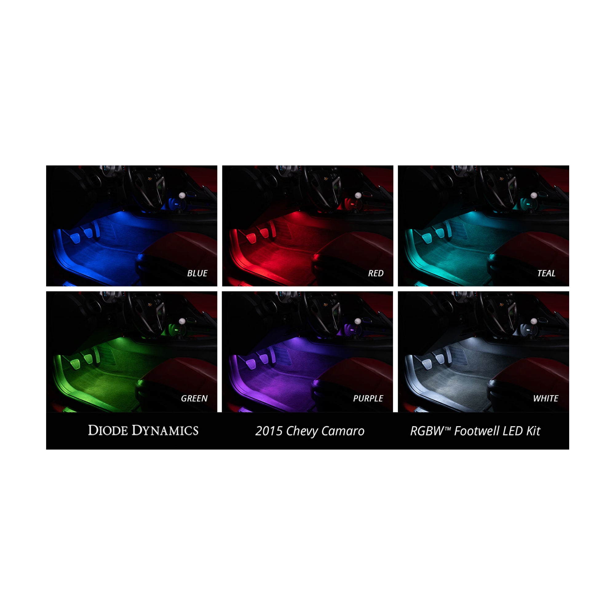 RGBW Multicolor Footwell LED Kit