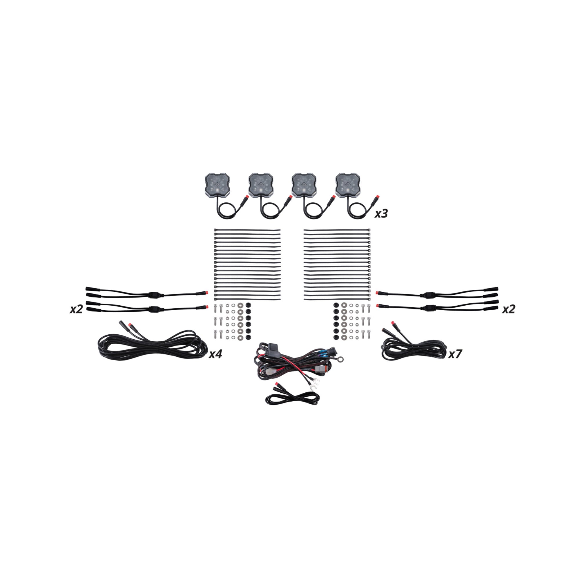 Stage Series RGBW LED Rock Light Kit (12-pack)