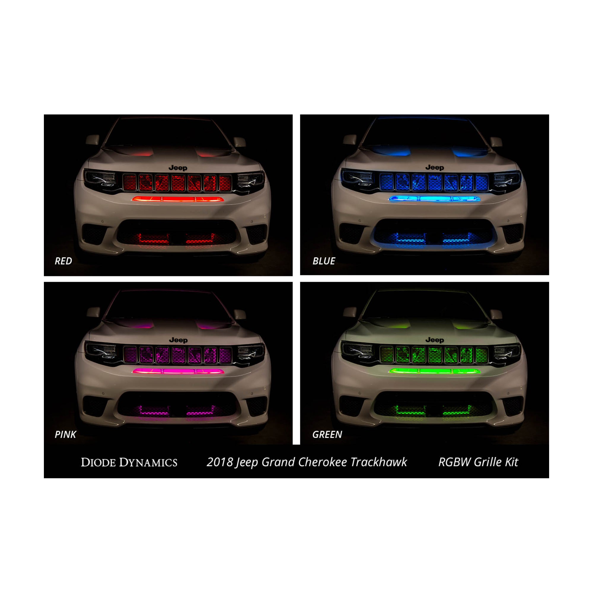 RGBW Multicolor Grille LED Kit