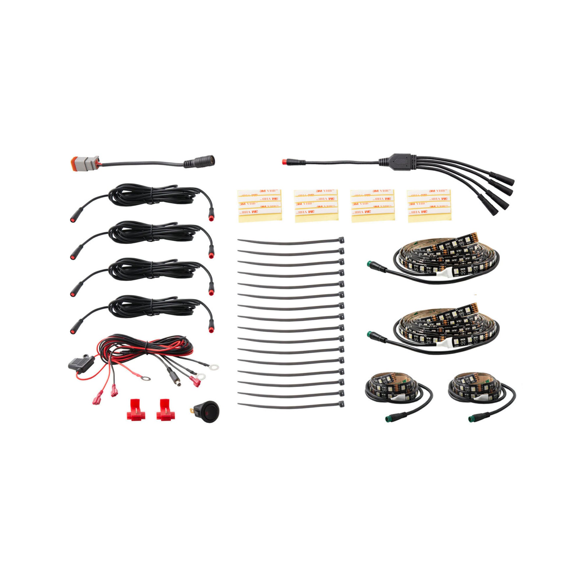 RGBW Multicolor Underglow LED Kit