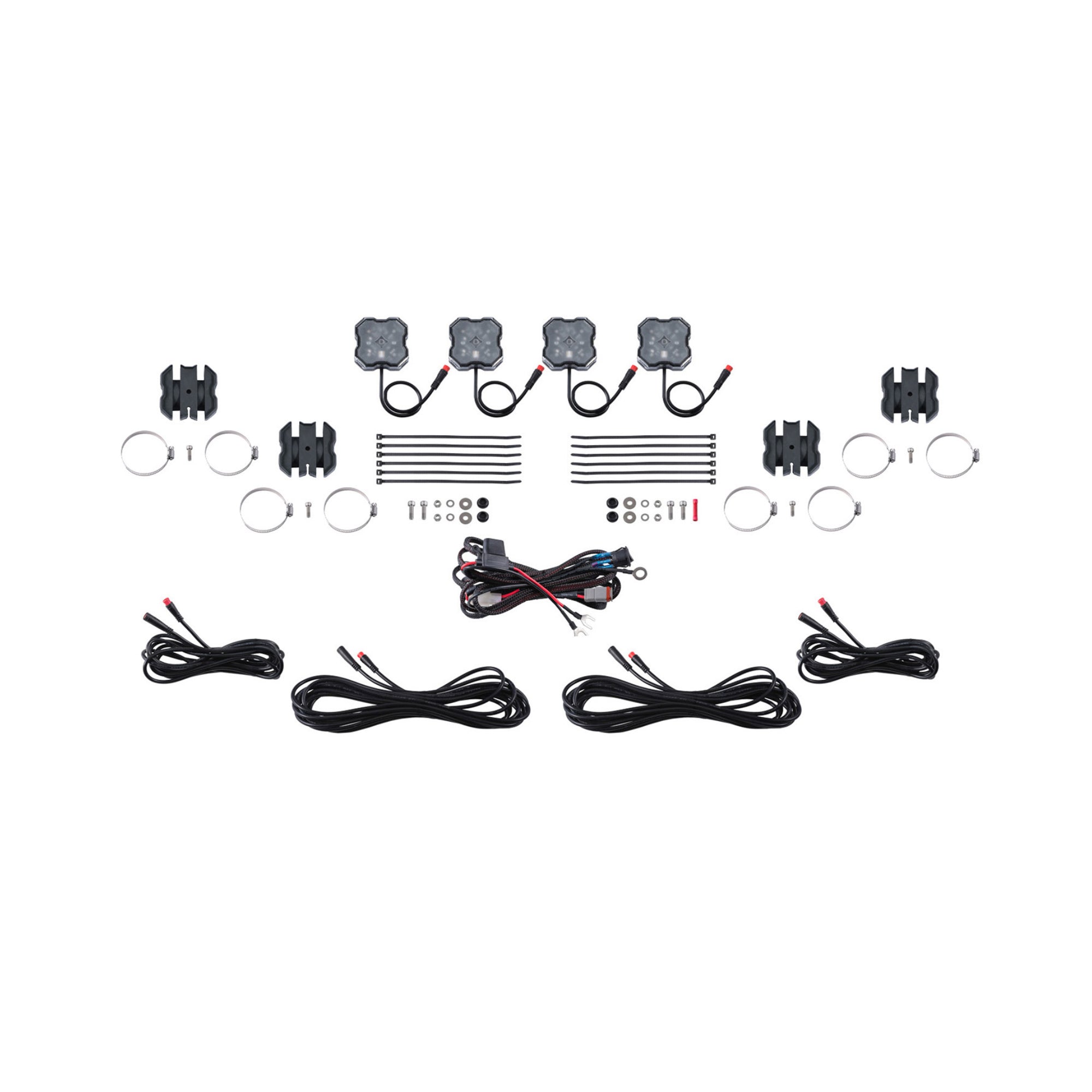 Stage Series Universal Rock Light SXS Installer Kit (4-pack)