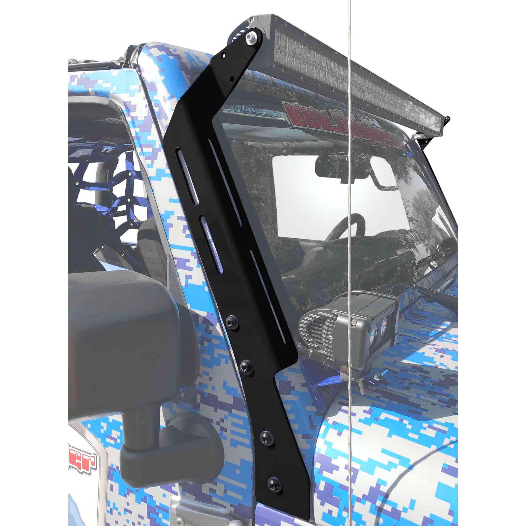 A-PILLAR BRACKET KIT FOR 50 INCH LIGHT BAR for JEEP WRANGLER JK
