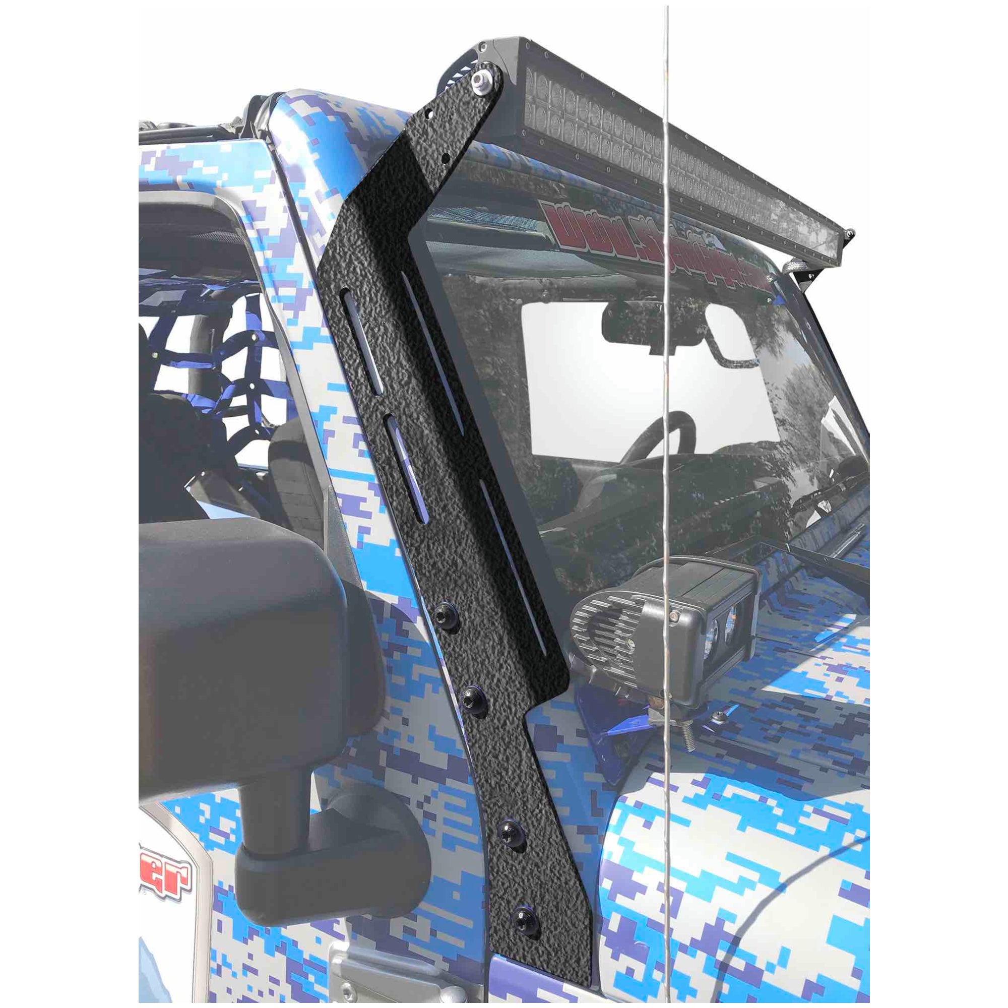 A-PILLAR BRACKET KIT FOR 50 INCH LIGHT BAR for JEEP WRANGLER JK
