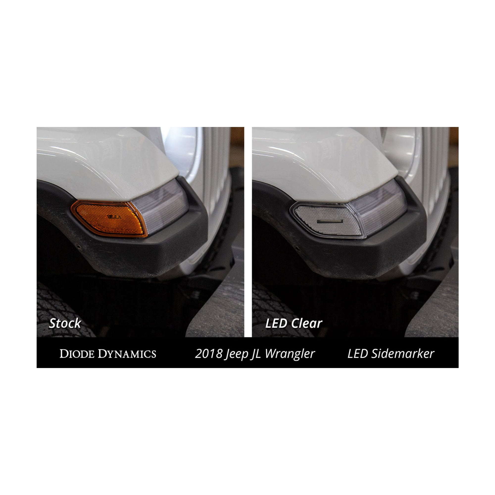 LED Sidemarkers for 2018-2025 Jeep JL Wrangler (pair)