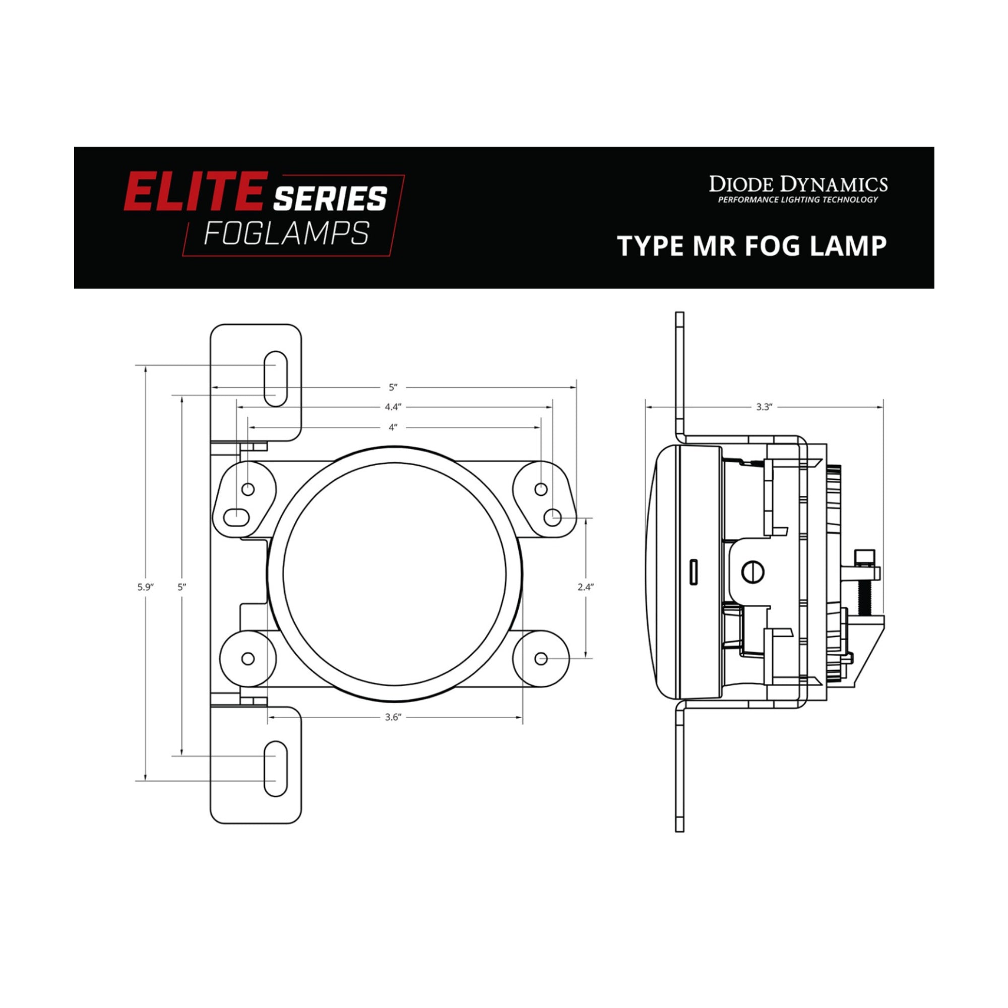 Elite Series Type MR Fog Lamps (pair)