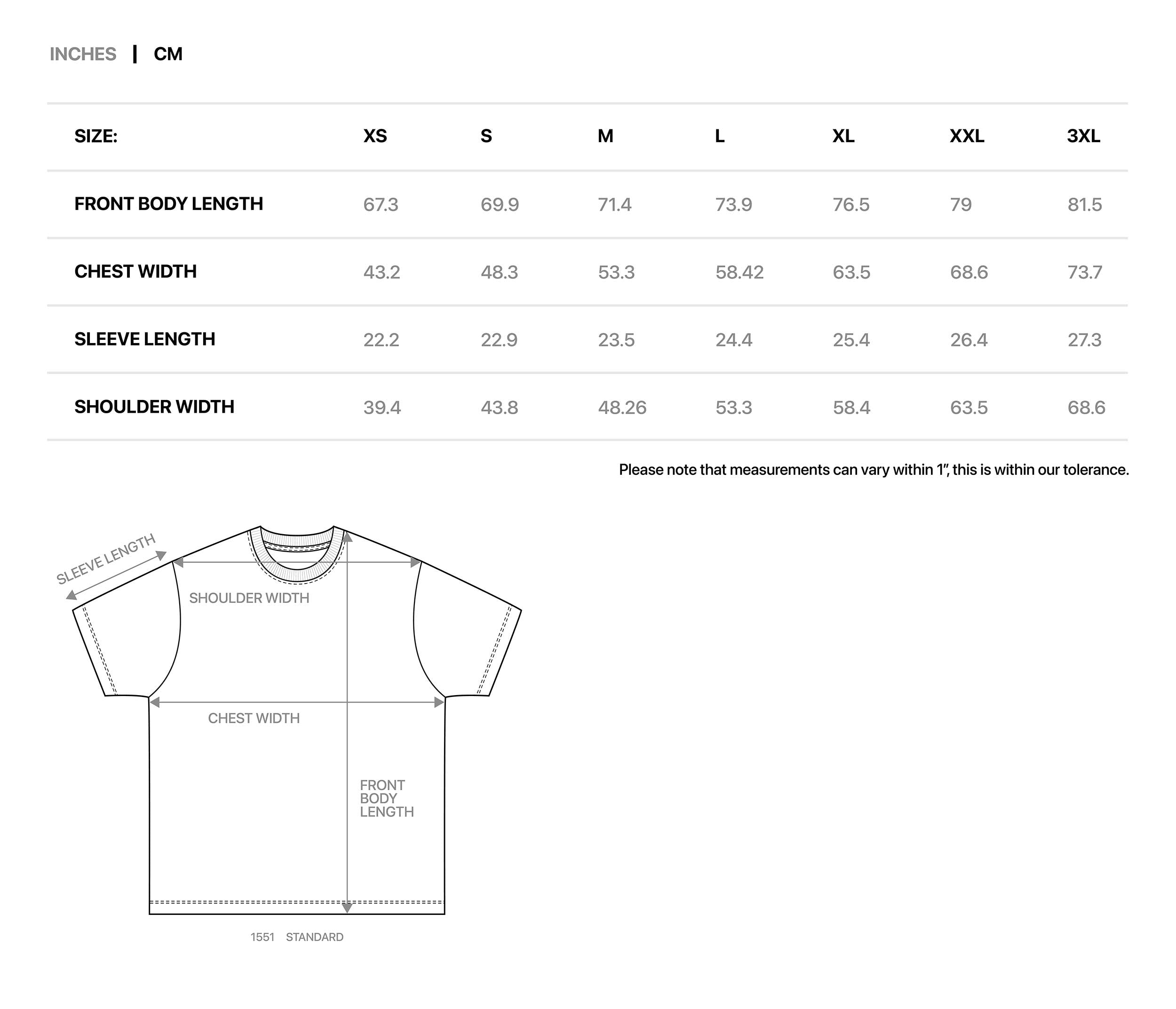 STANDARD SS TEE